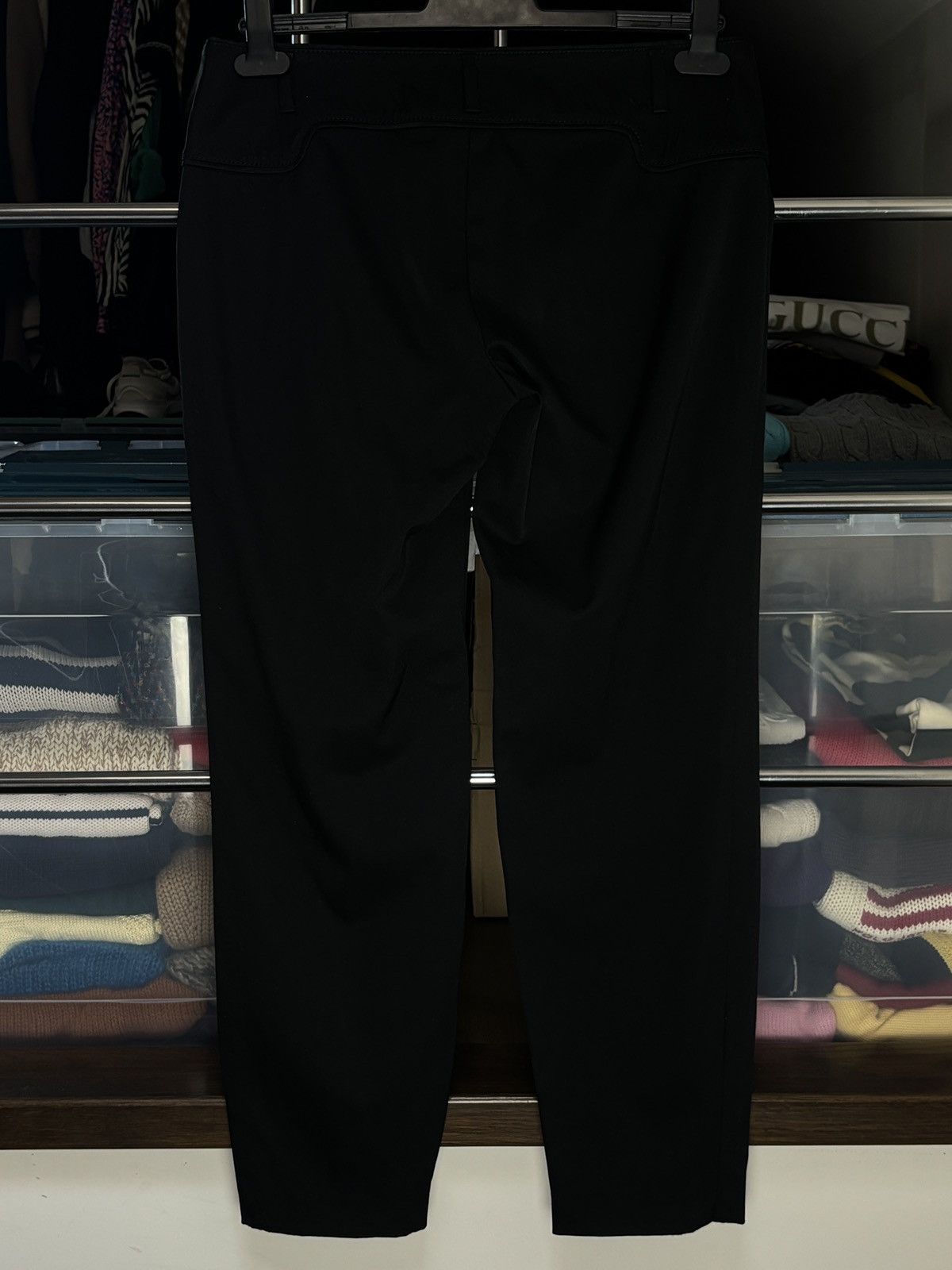 Gucci Gucci Vintage Black Wool Pants Size 28" / US 6 / IT 42 - 4 Thumbnail