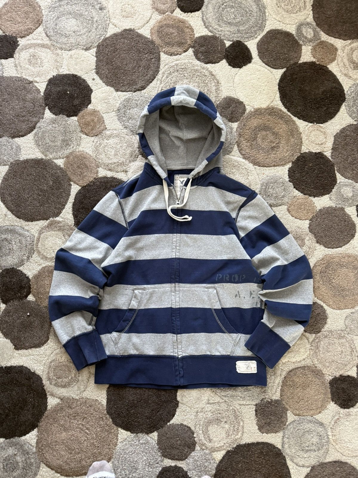 American Eagle Outfitters 2000s american eagel striped Hoodie Size US L / EU 52-54 / 3 - 1 Thumbnail