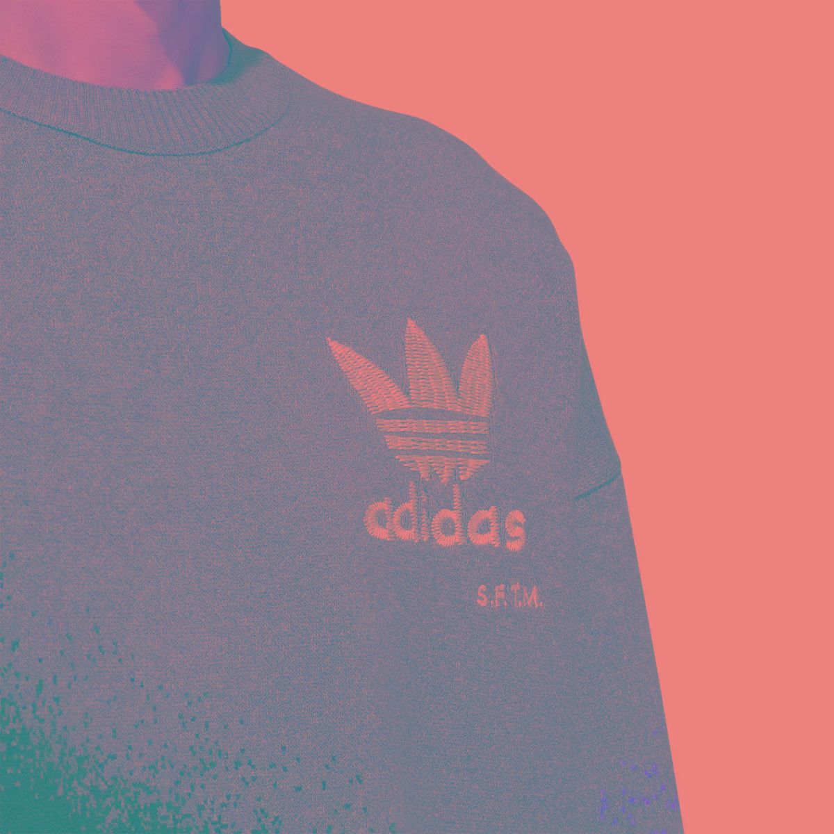 Adidas × Song For The Mute adidas SFTM(Song For The Mute) Allover Print Sweater - us S Size US S / EU 44-46 / 1 - 4 Thumbnail