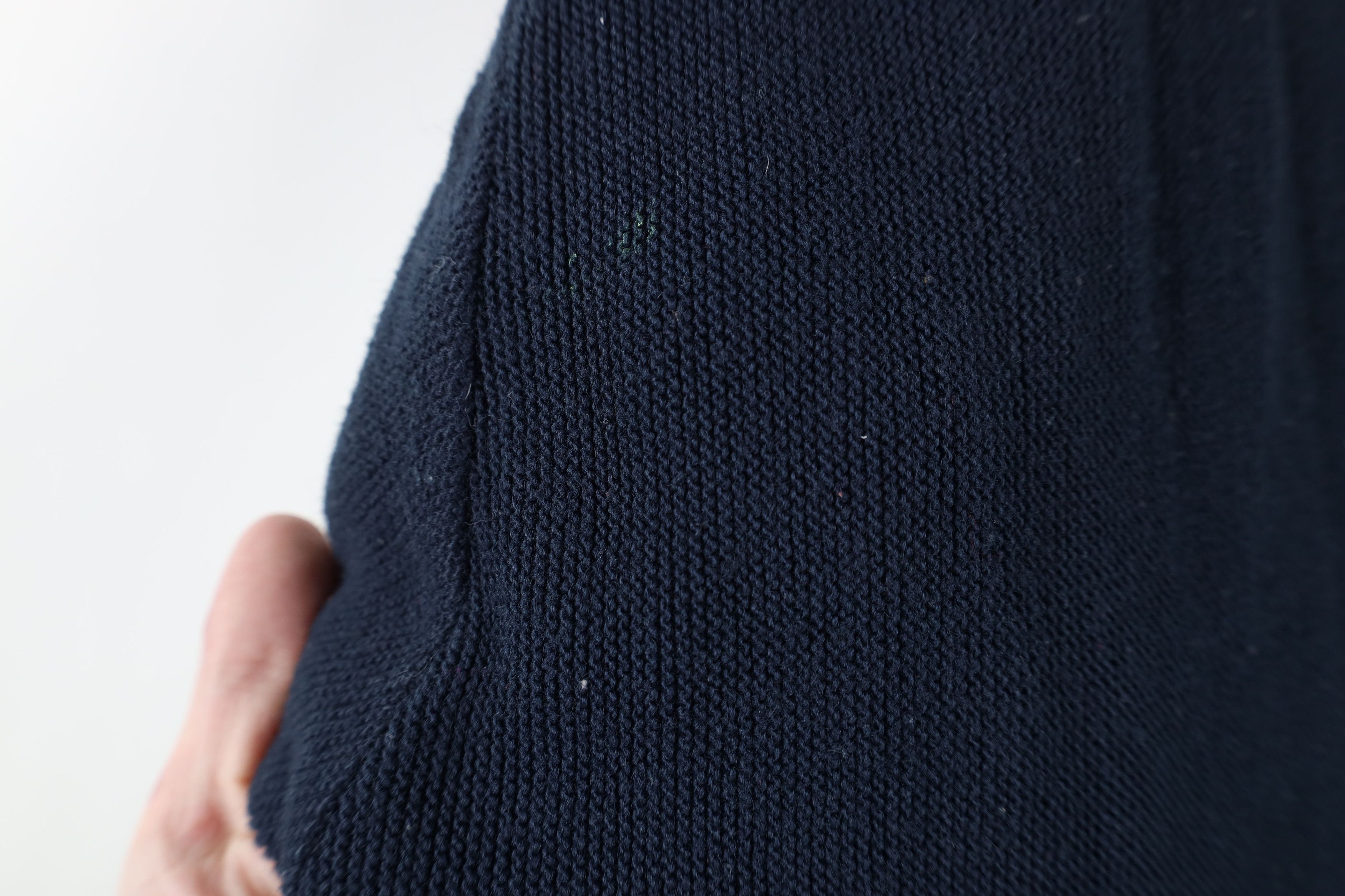 Vintage Vintage 70s Streetwear Knit Cardigan Sweater Navy Blue USA Size US XL / EU 56 / 4 - 5 Thumbnail