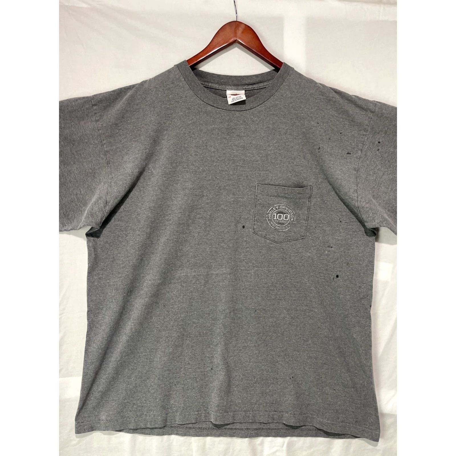 Harley Davidson VINTAGE Harley-Davidson Shirt Mens 2XL Gray USA 100 Years 2003 Harley-Davidson Shirt Mens 2XL Gray USA 100 Years 2003 Size US XXL / EU 58 / 5 - 2 Thumbnail