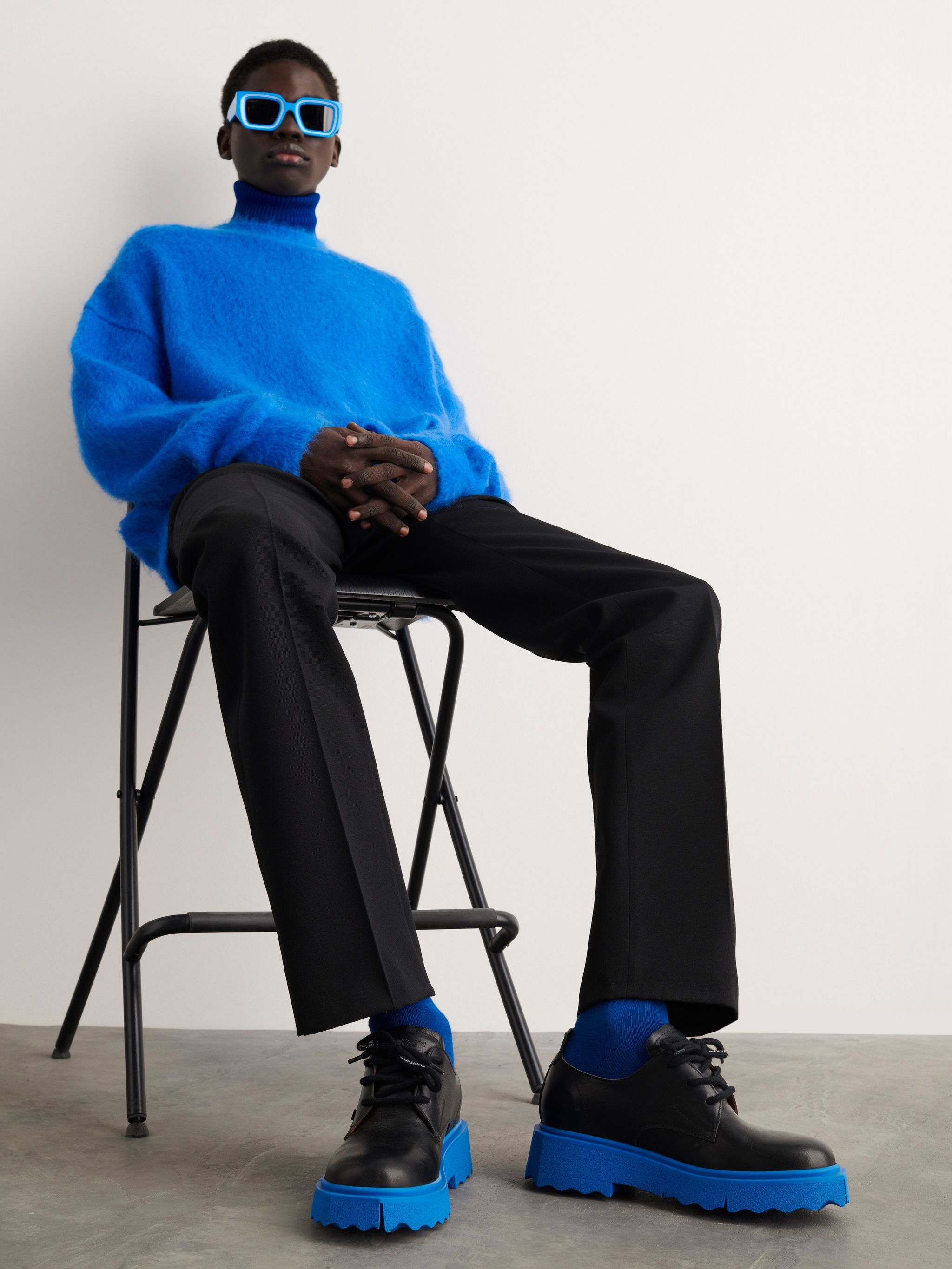 Off-White o1rshd DUP Leather Sponge Derby in Black Size US 9 / EU 42 - 4 Thumbnail