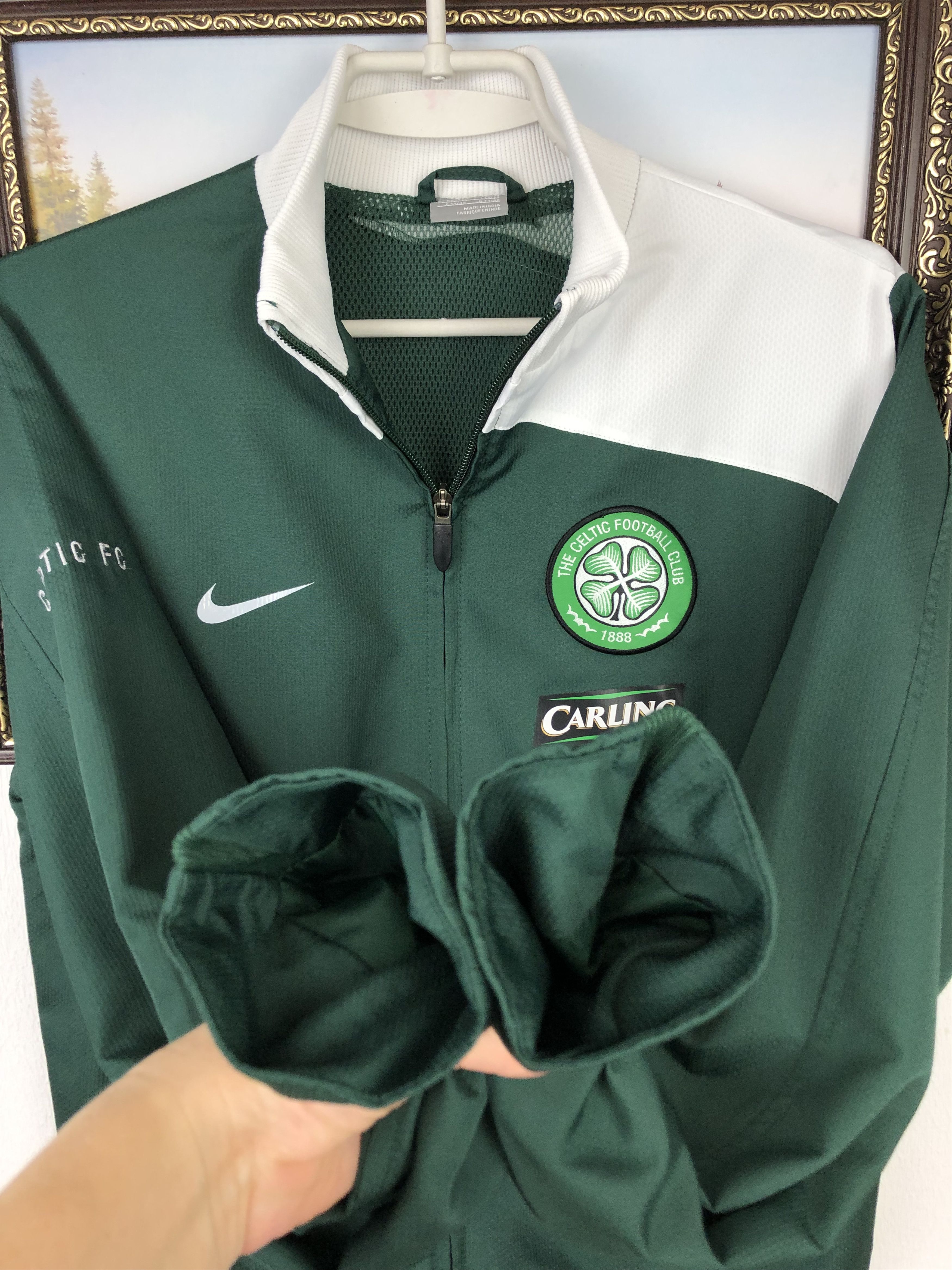 Nike Vintage Nike Celtic Football Jacket Soccer Track Top Mens Size US S / EU 44-46 / 1 - 6 Thumbnail
