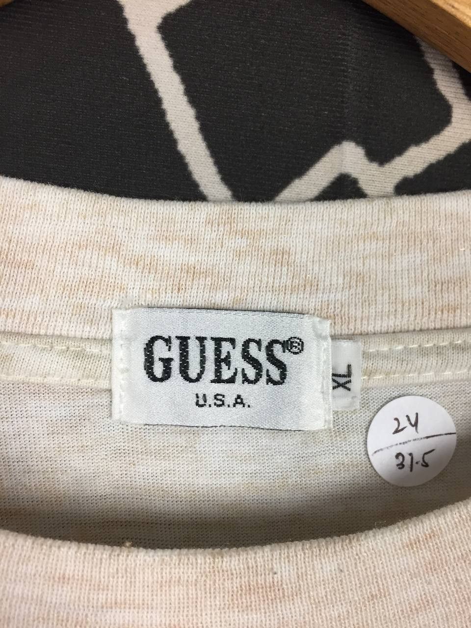Guess Vtg 90s Guess U.S.A Big Logo Spell Out Tee Size US XL / EU 56 / 4 - 8 Thumbnail