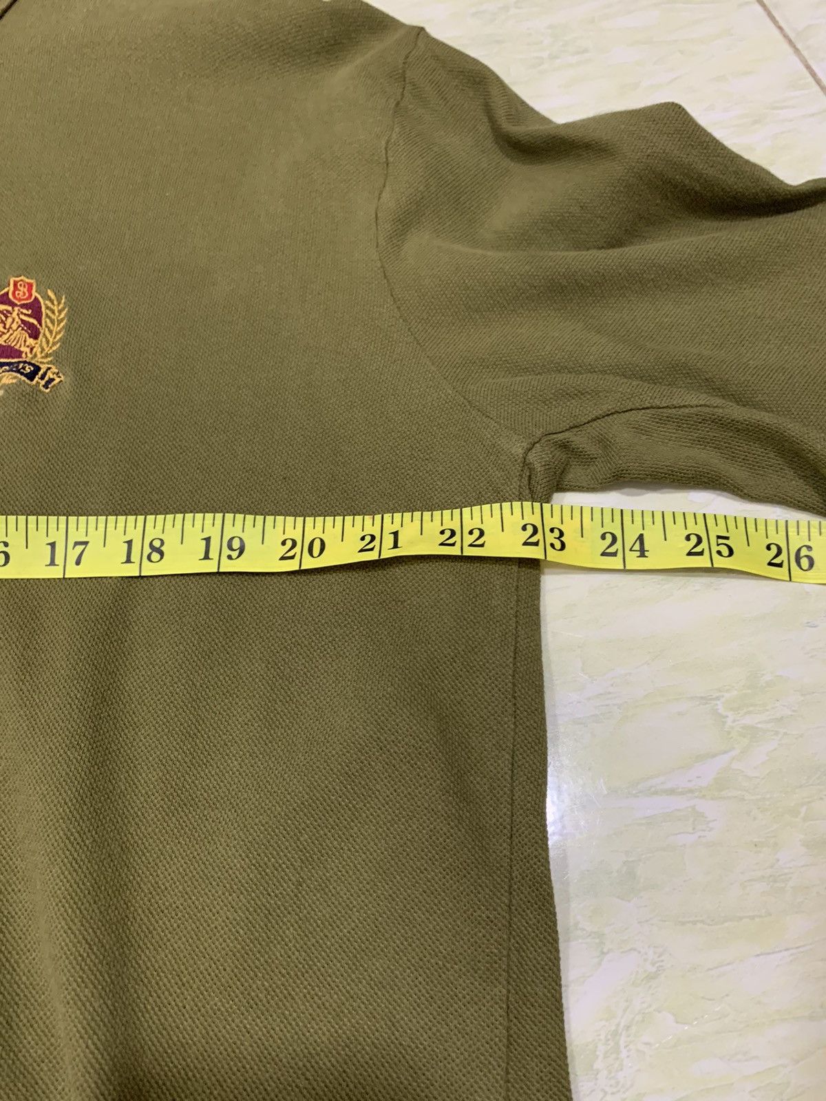 Burberry Vintage Burberrys Made In England Logo Polo Shirt Size US L / EU 52-54 / 3 - 11 Thumbnail