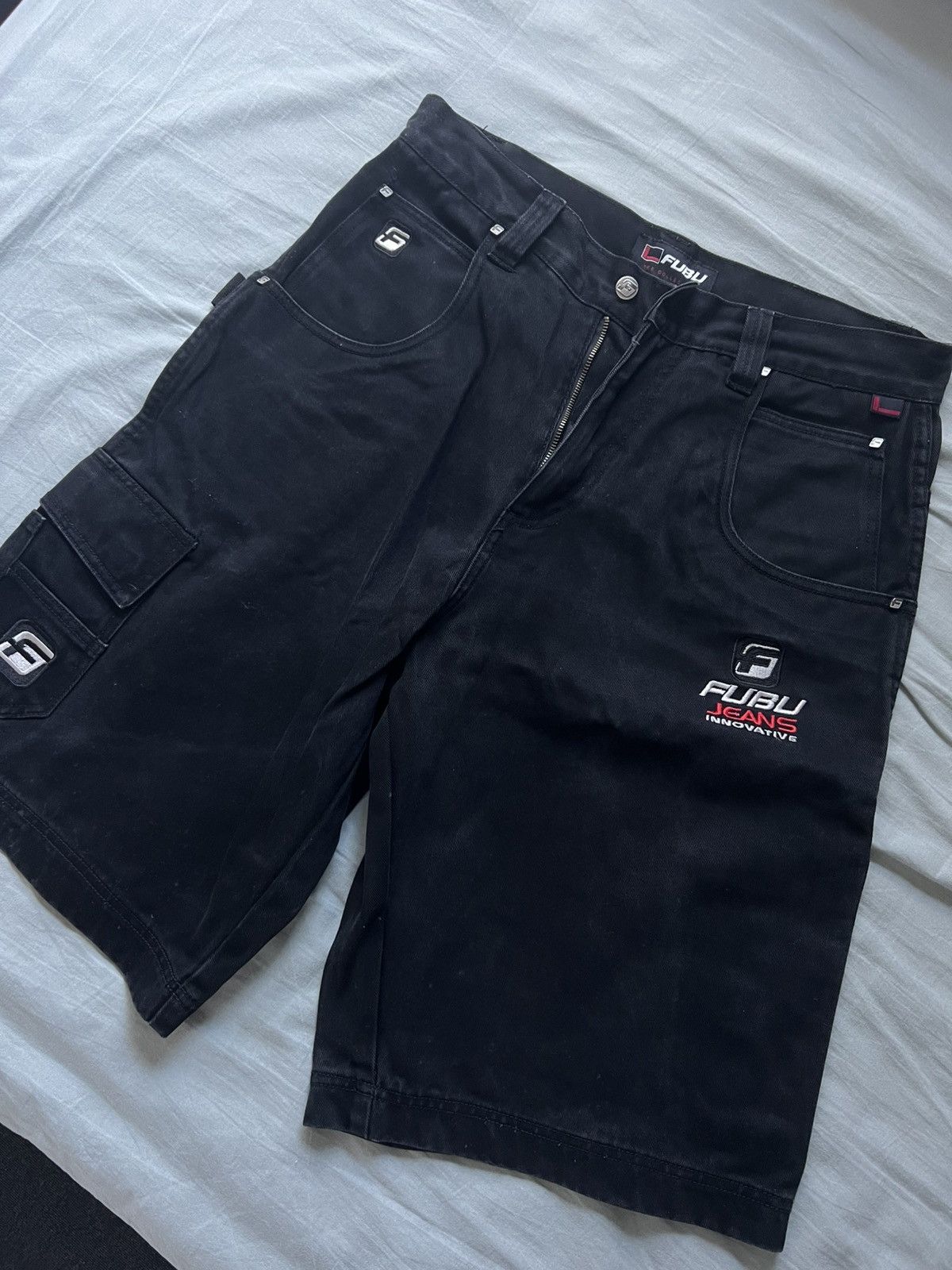 Fubu × Vintage FUBU Cargo shorts vintage oldschool 00s Size US 34 / EU 50 - 6 Thumbnail