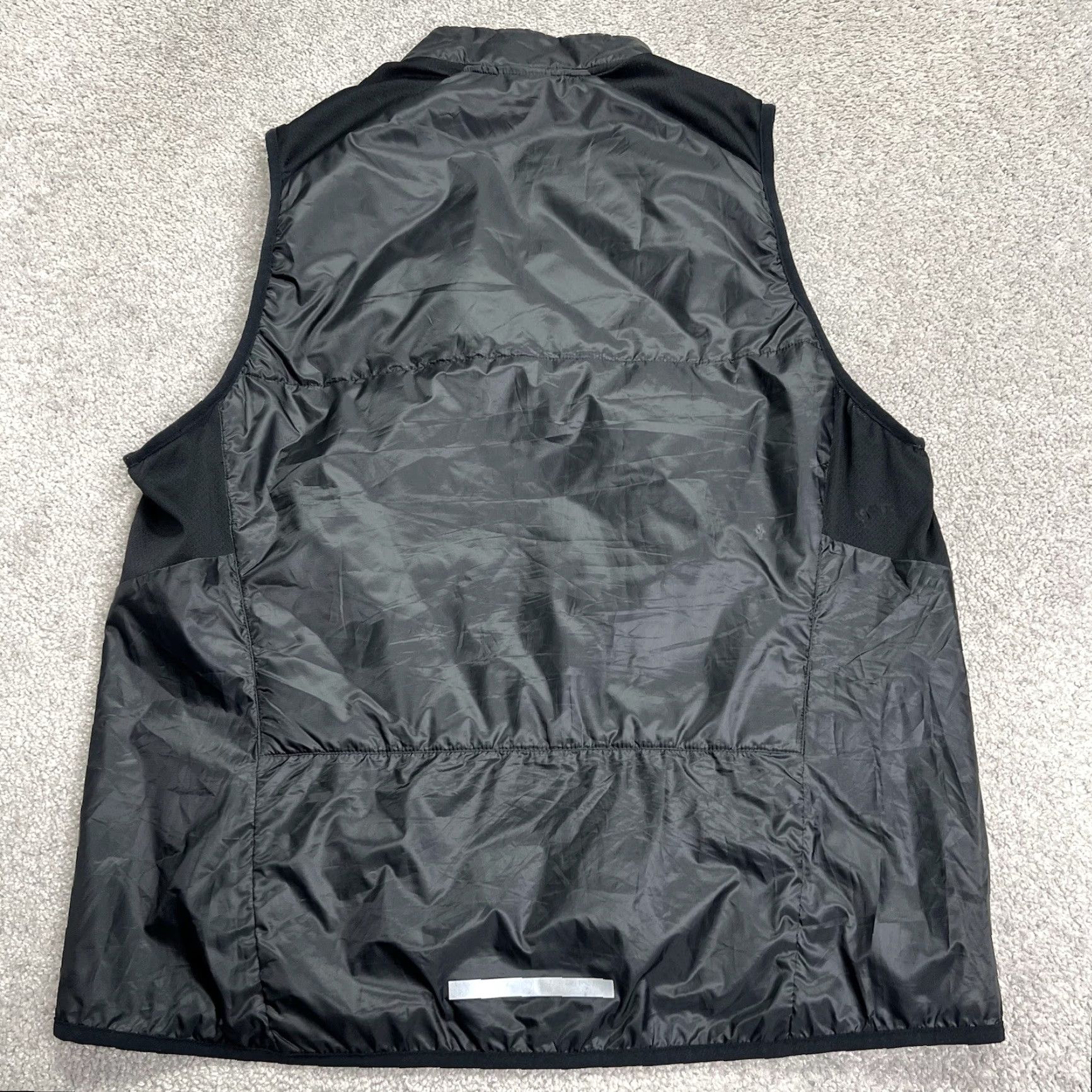 Nike Nike Running Vest Men's XL Polyfill Light 922457-010 Black Full Zip Lightweight Size US XL / EU 56 / 4 - 5 Thumbnail