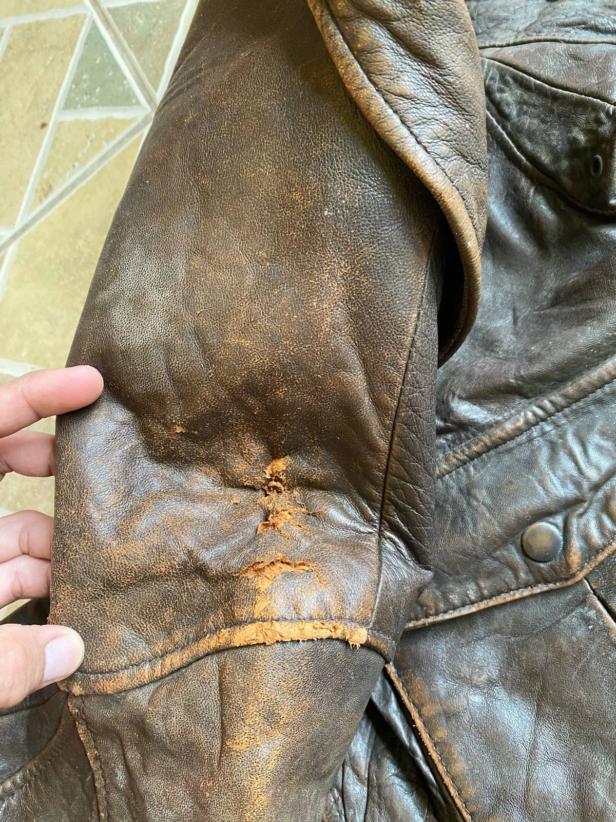 Japanese Brand × Vintage VINTAGE HOUSTON JAPAN IS 674 MS FLIGHT JACKET Size US S / EU 44-46 / 1 - 7 Thumbnail