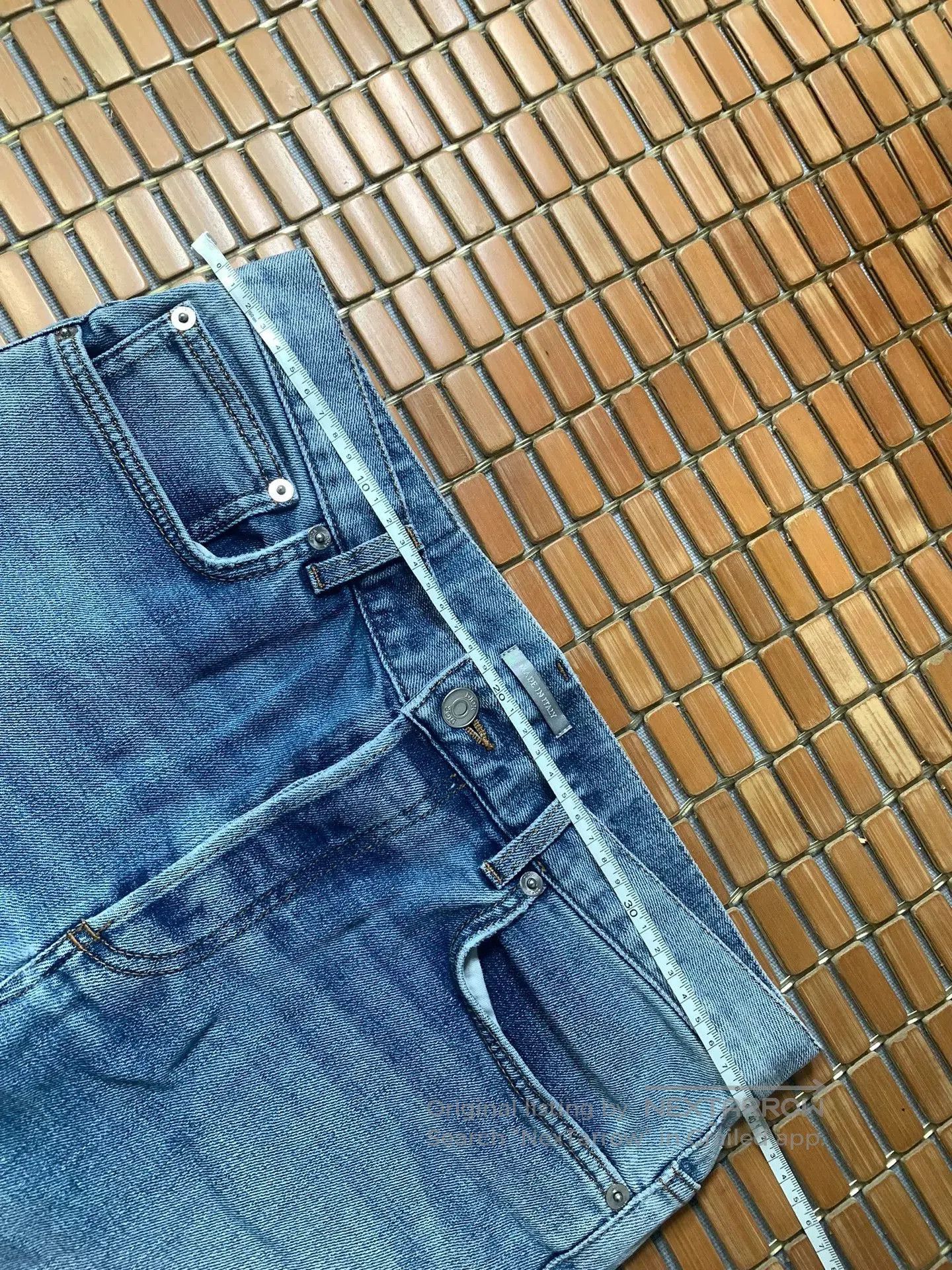 Dior Dior Leather Patch Jeans. Size 29" - 6 Thumbnail