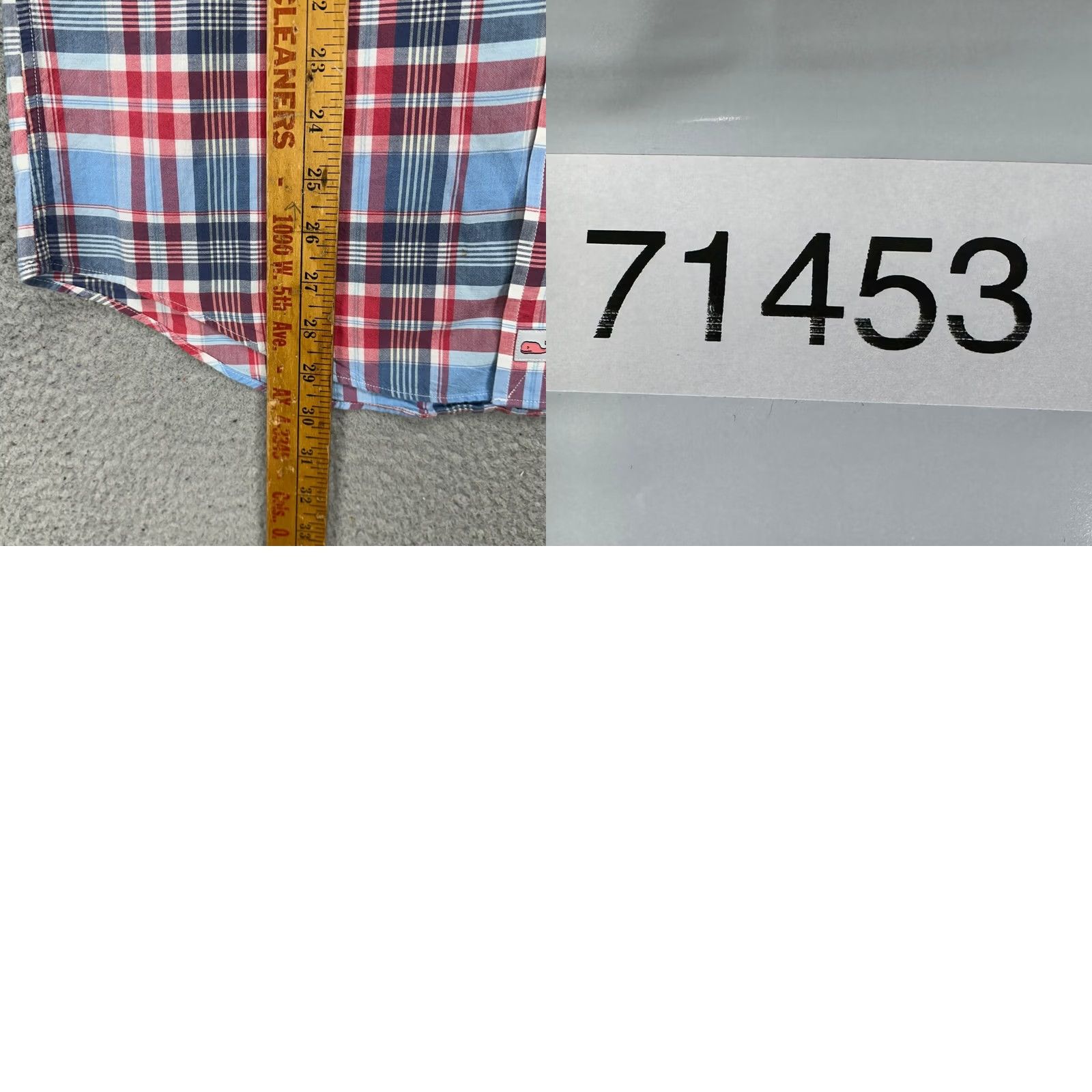 Vineyard Vines Vineyard Vines Murray Shirt Mens Small Button-Down Madras Plaid Blue Red Cotton Long Sleeve Regular Fit Adults Casual 90s? Size US S / EU 44-46 / 1 - 8 Thumbnail