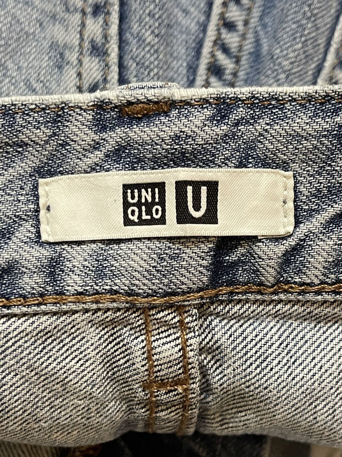 Uniqlo Vintage Japanese Uniqlo Blue Faded Wash Style Baggy Jeans Size US 30 / EU 46 - 9 Thumbnail
