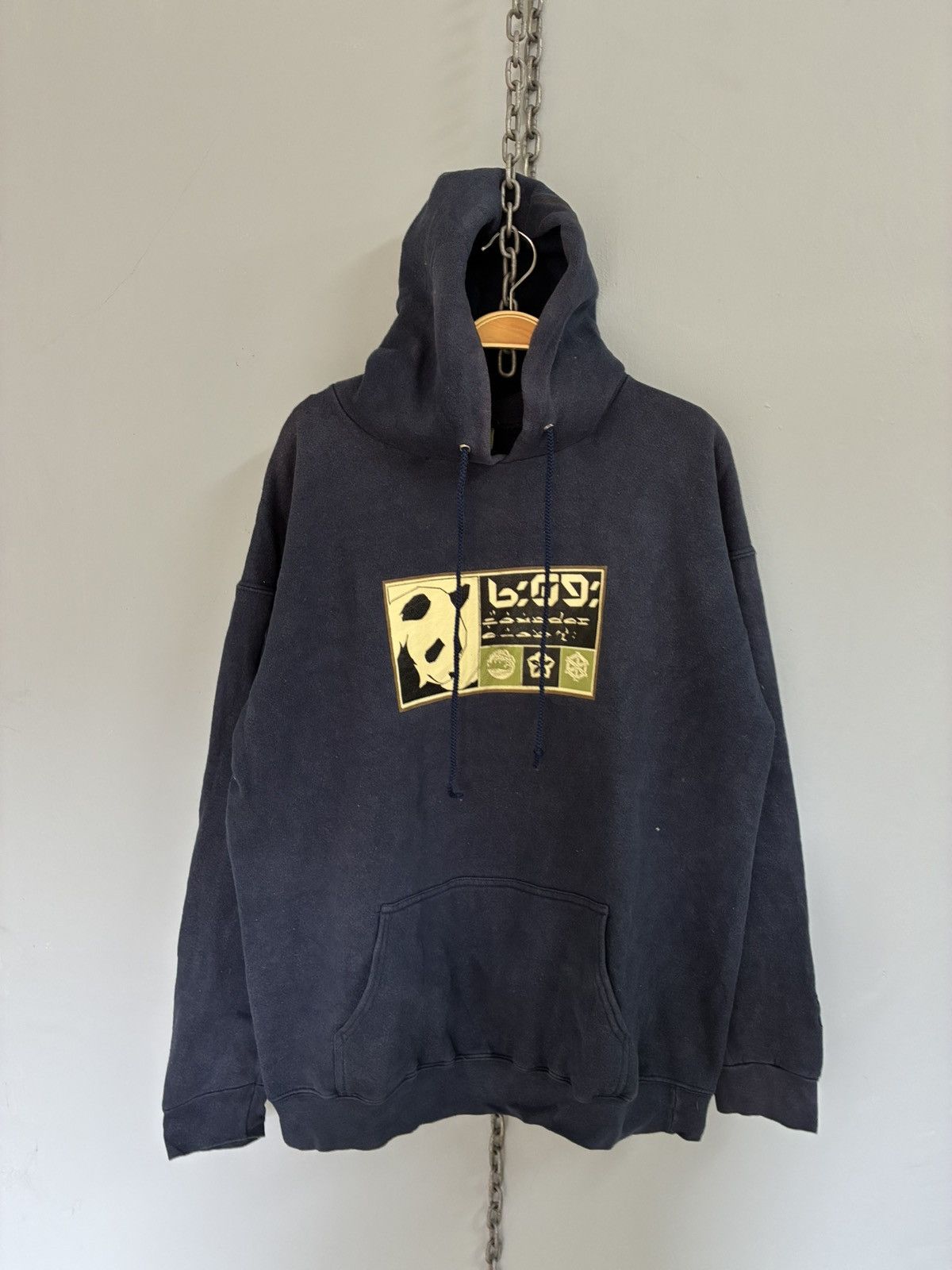 Vintage Vintage 90s Bam-Bu Streetwear skateboard hoodie Size US L / EU 52-54 / 3 - 1 Thumbnail