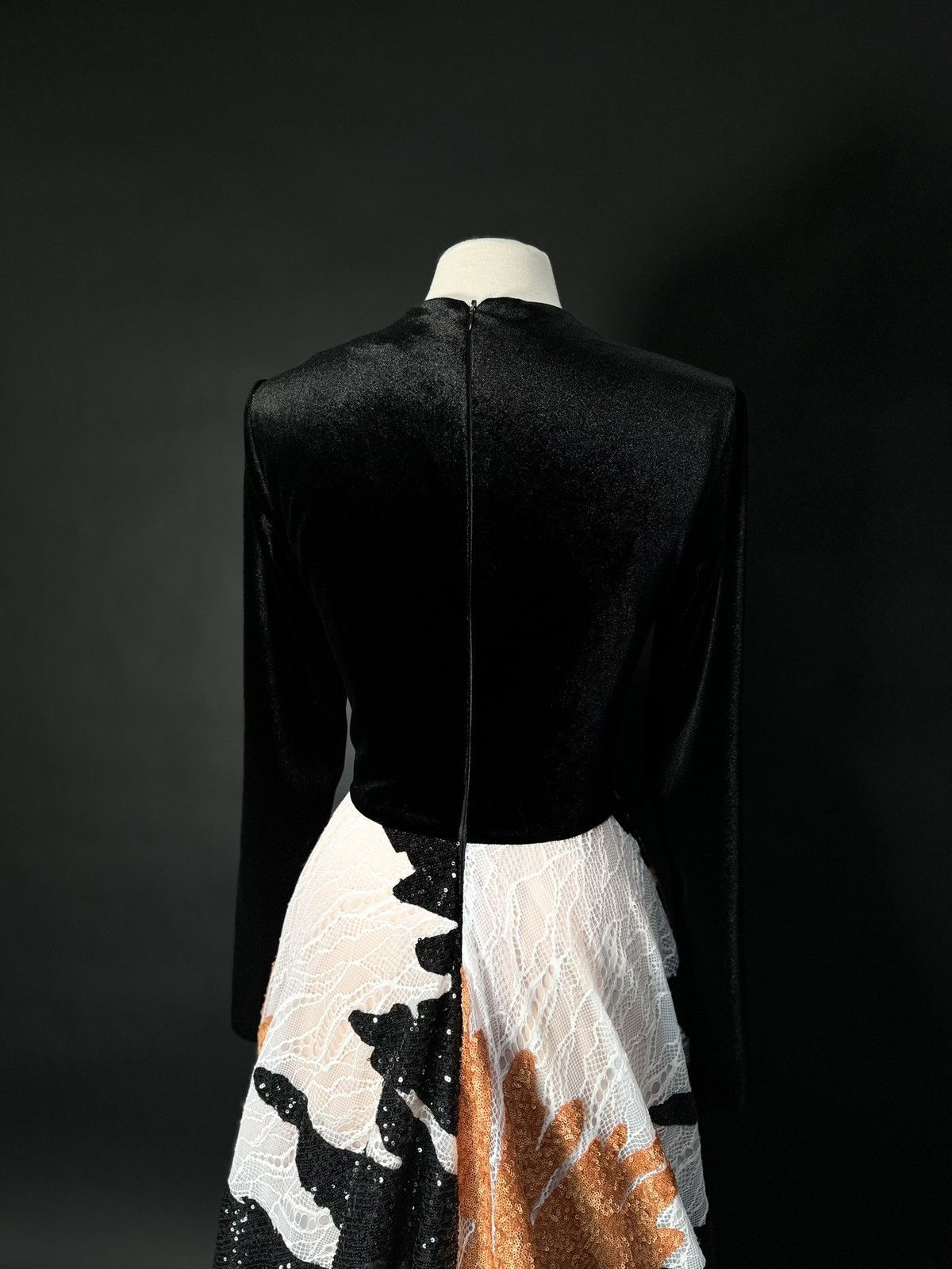 Other Brand New US 10 JEAN FARES COUTURE A-Line Evening Dress Size L / US 10 / IT 46 - 7 Thumbnail