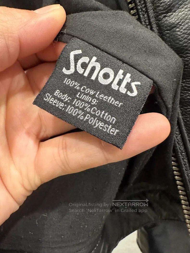 Schott Schott Leather coat Size US L / EU 52-54 / 3 - 6 Thumbnail