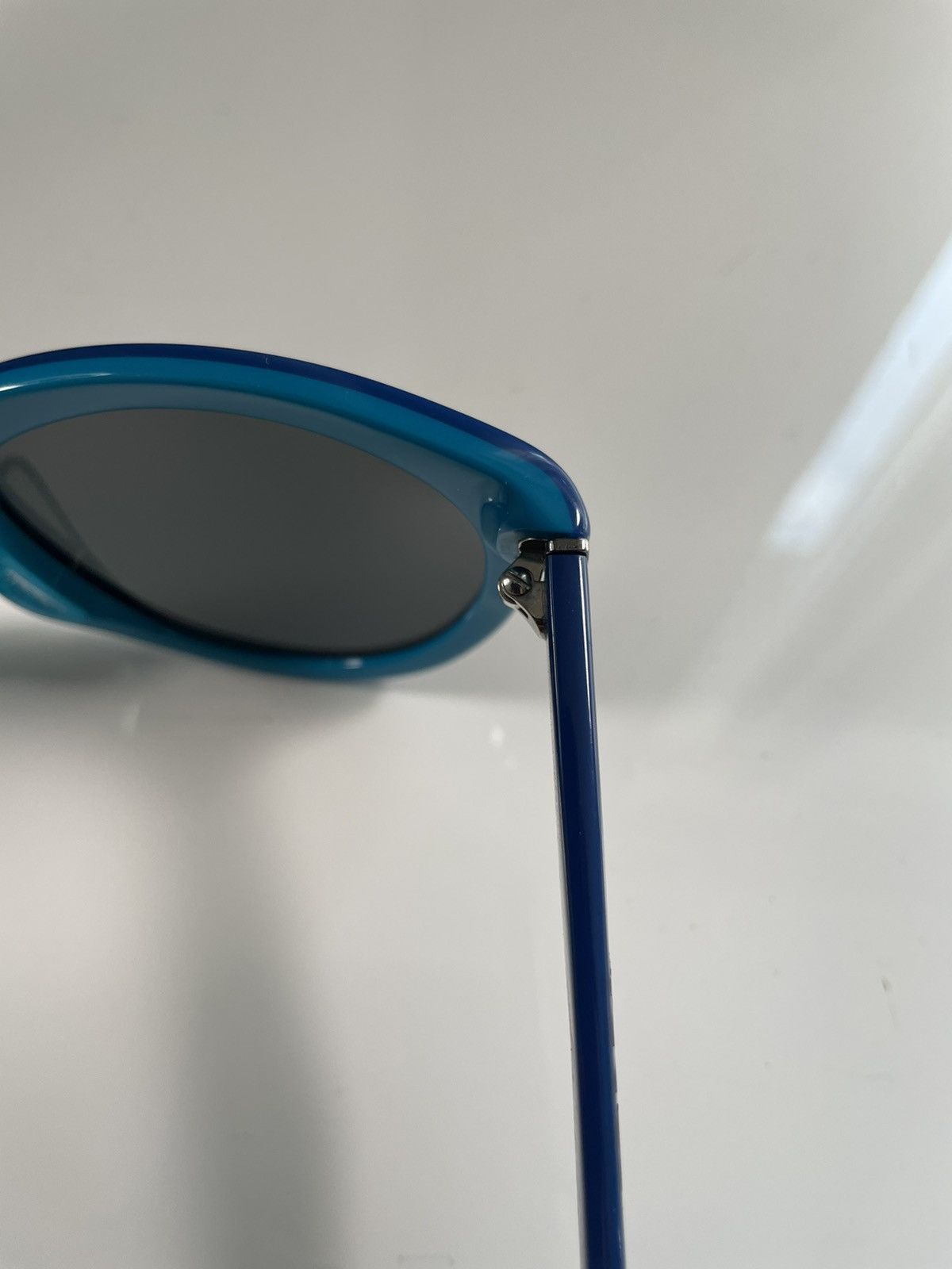 Prada Prada Milano SPR 05P-A Blue Frame Cat Eye Sunglasses Vintage Size ONE SIZE - 11 Thumbnail