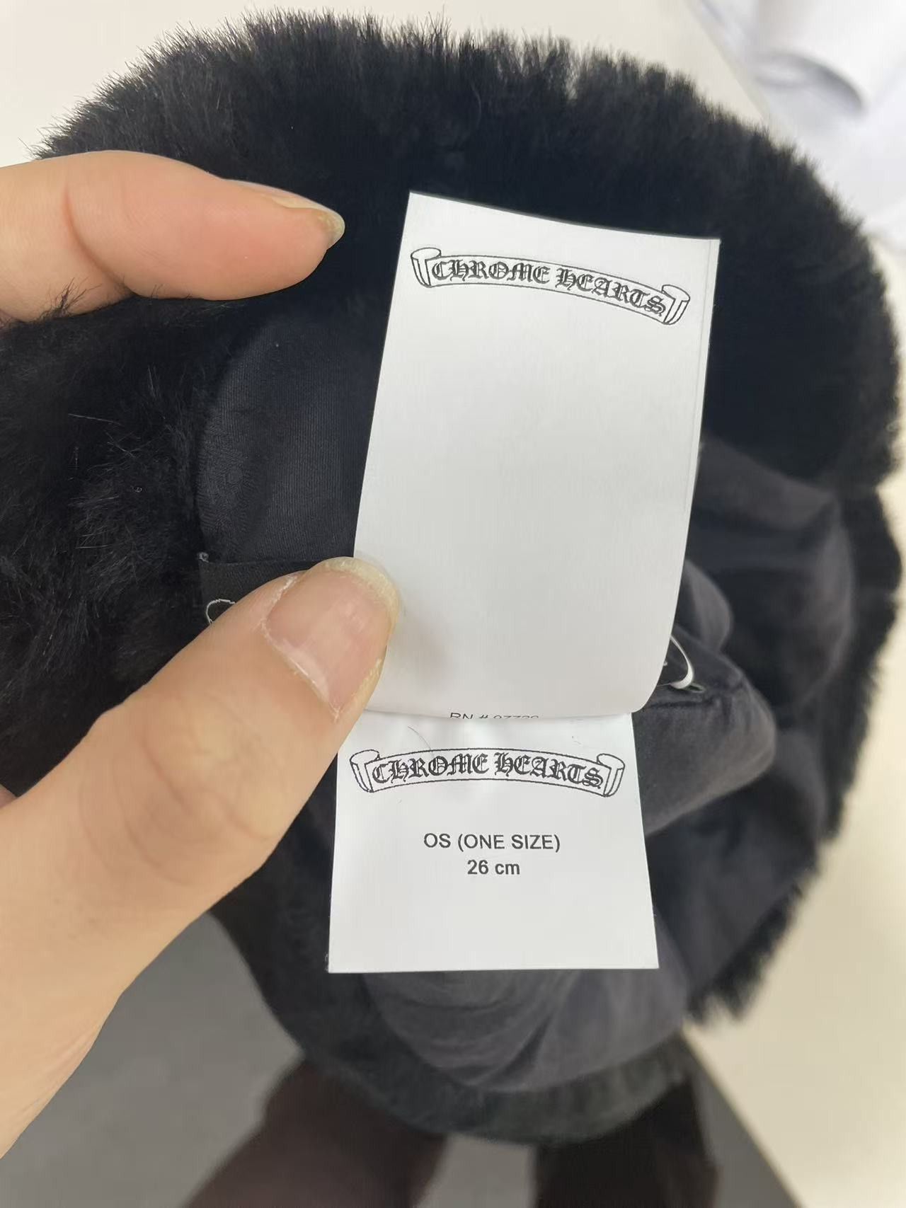 Chrome Hearts Chrome Hearts Black Trapper Hat Size ONE SIZE - 8 Thumbnail