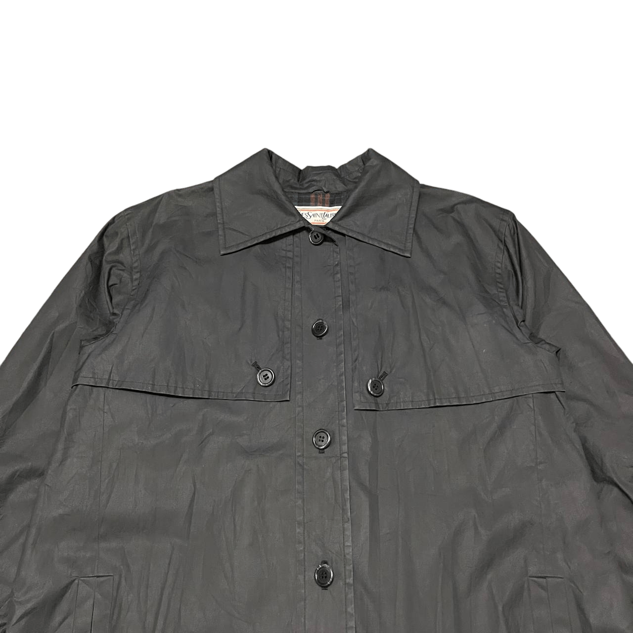 Yves Saint Laurent Vintage YSL Yves Saint Laurent Paris Trench Coat Size S / US 4 / IT 40 - 3 Thumbnail