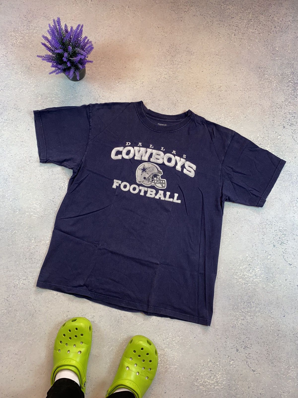 NFL × Reebok × Vintage Dallas Cowboys Football T-shirt Big centre logo Size Large Size US L / EU 52-54 / 3 - 1 Thumbnail
