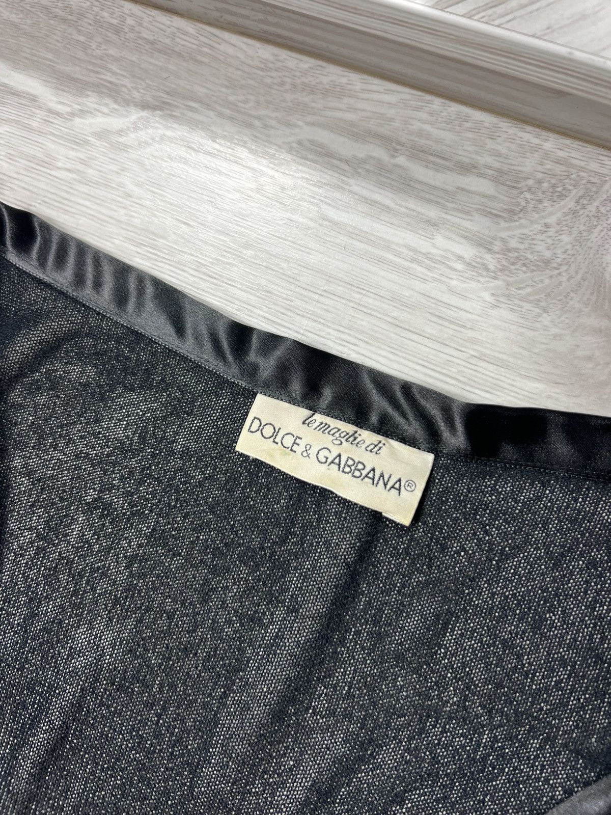 Dolce & Gabbana Le Maglite Di Dolce & Gabbana Open Front Sleeveless Cardigan Size L / US 10 / IT 46 - 13 Thumbnail