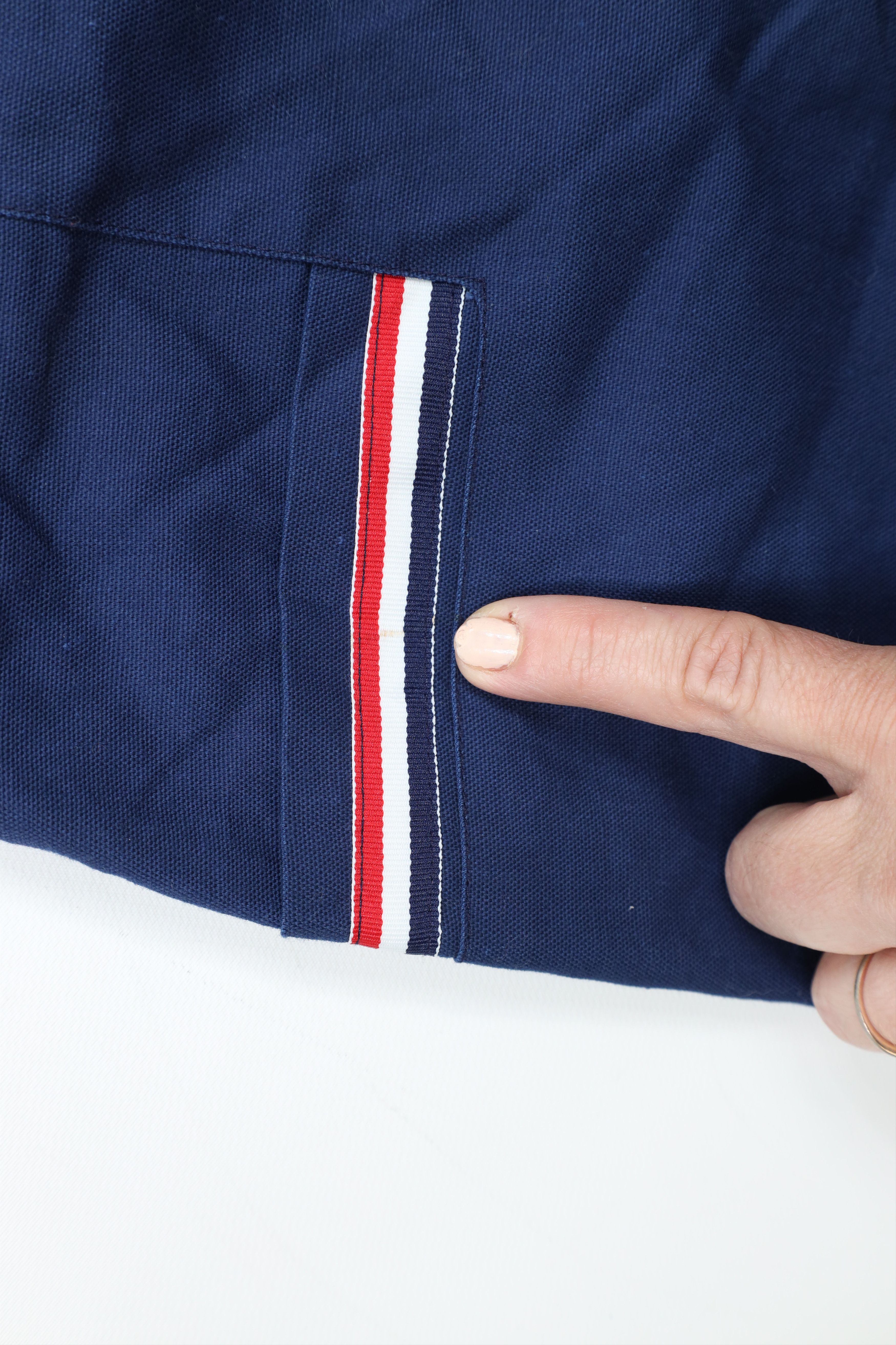 Vintage Vintage 70s Streetwear Above Knee Shorts Navy Blue USA Size 36" / US 14 / IT 50 - 10 Thumbnail