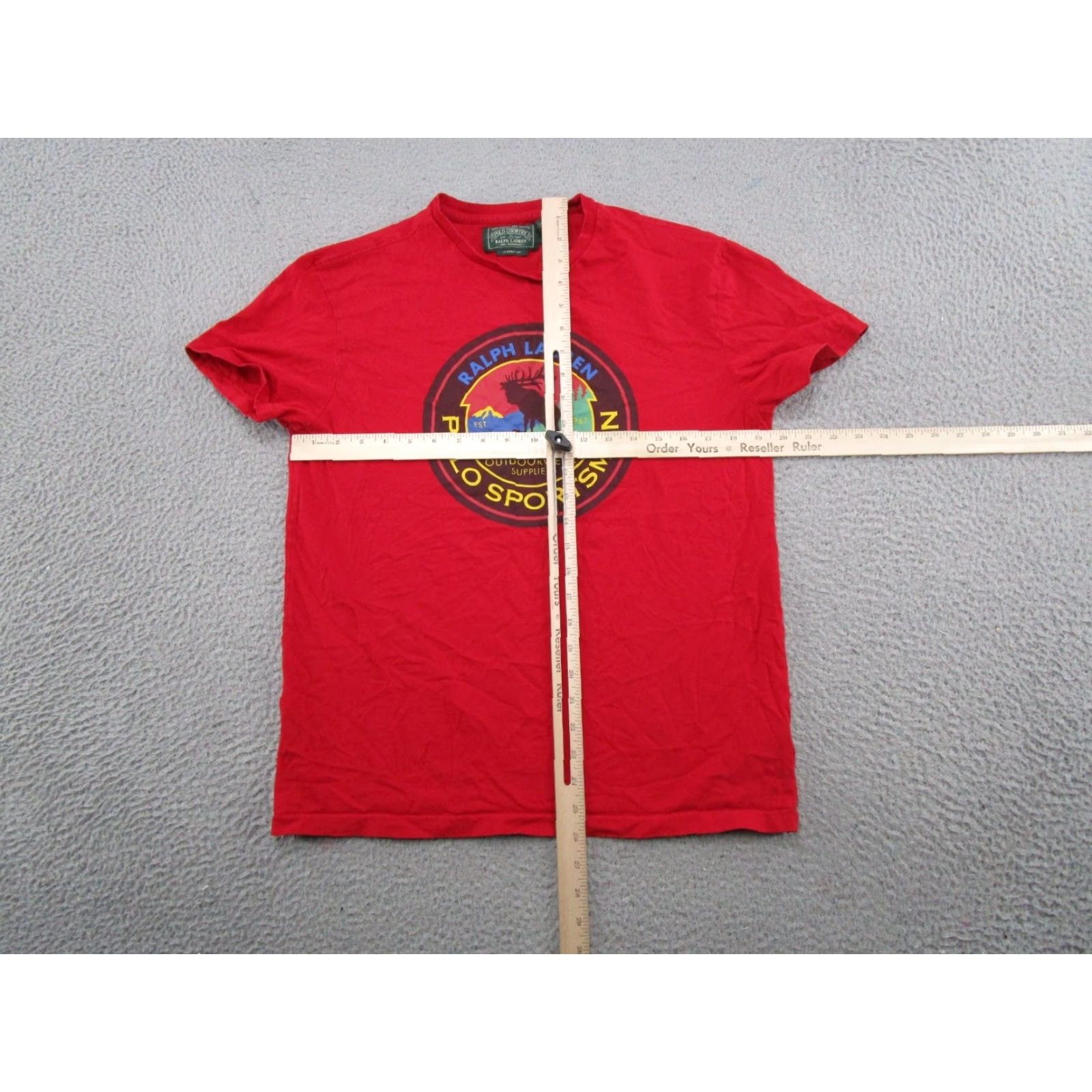Polo Ralph Lauren Polo Ralph Lauren Polo Country Outdoorwear Sportsman Red T-Shirt Men’s Size S Elk Shirt” Size US S / EU 44-46 / 1 - 5 Thumbnail