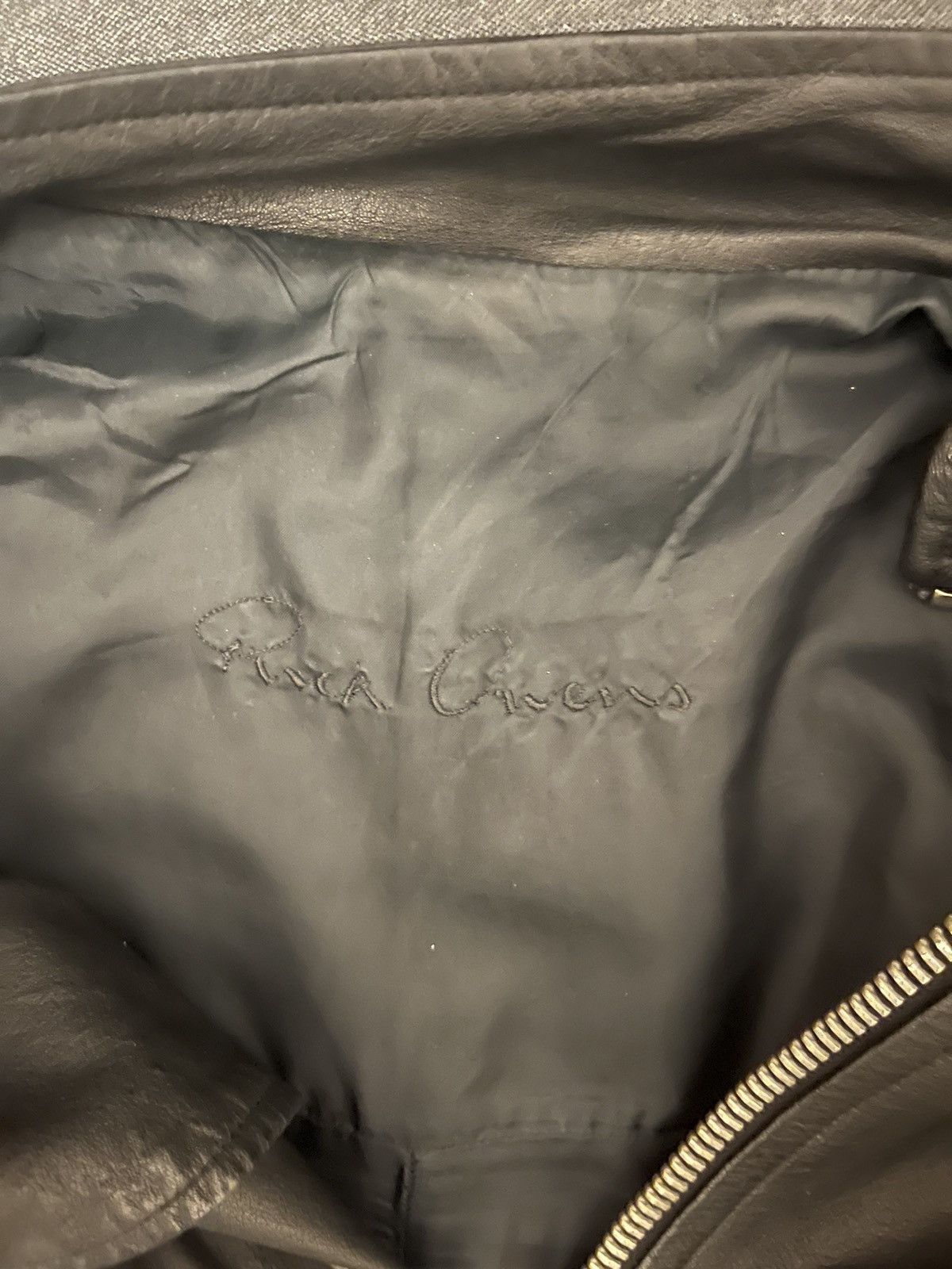 Rick Owens Rick owens SS17 leather kangaroo jacket black archive rare Size M / US 6-8 / IT 42-44 - 8 Thumbnail