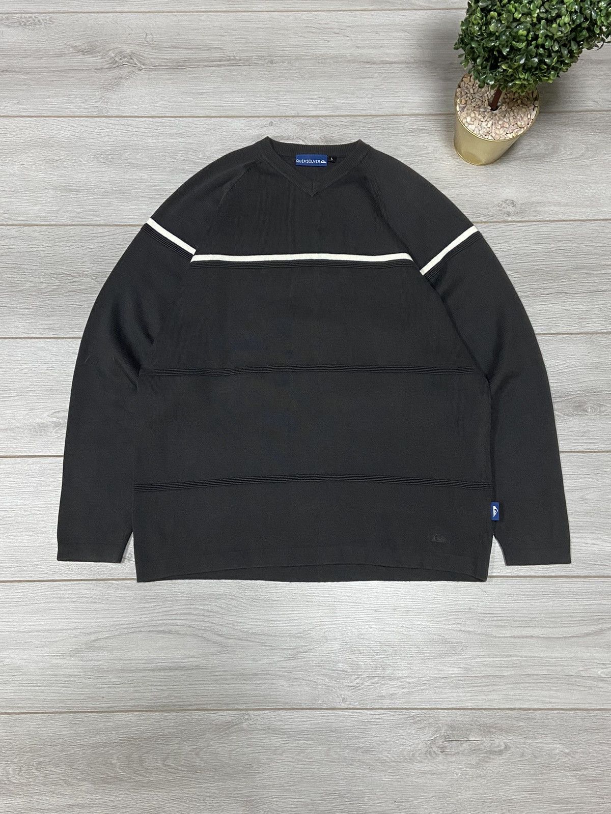 Quiksilver Quiksilver sweater surf vintage Size US L / EU 52-54 / 3 - 1 Thumbnail