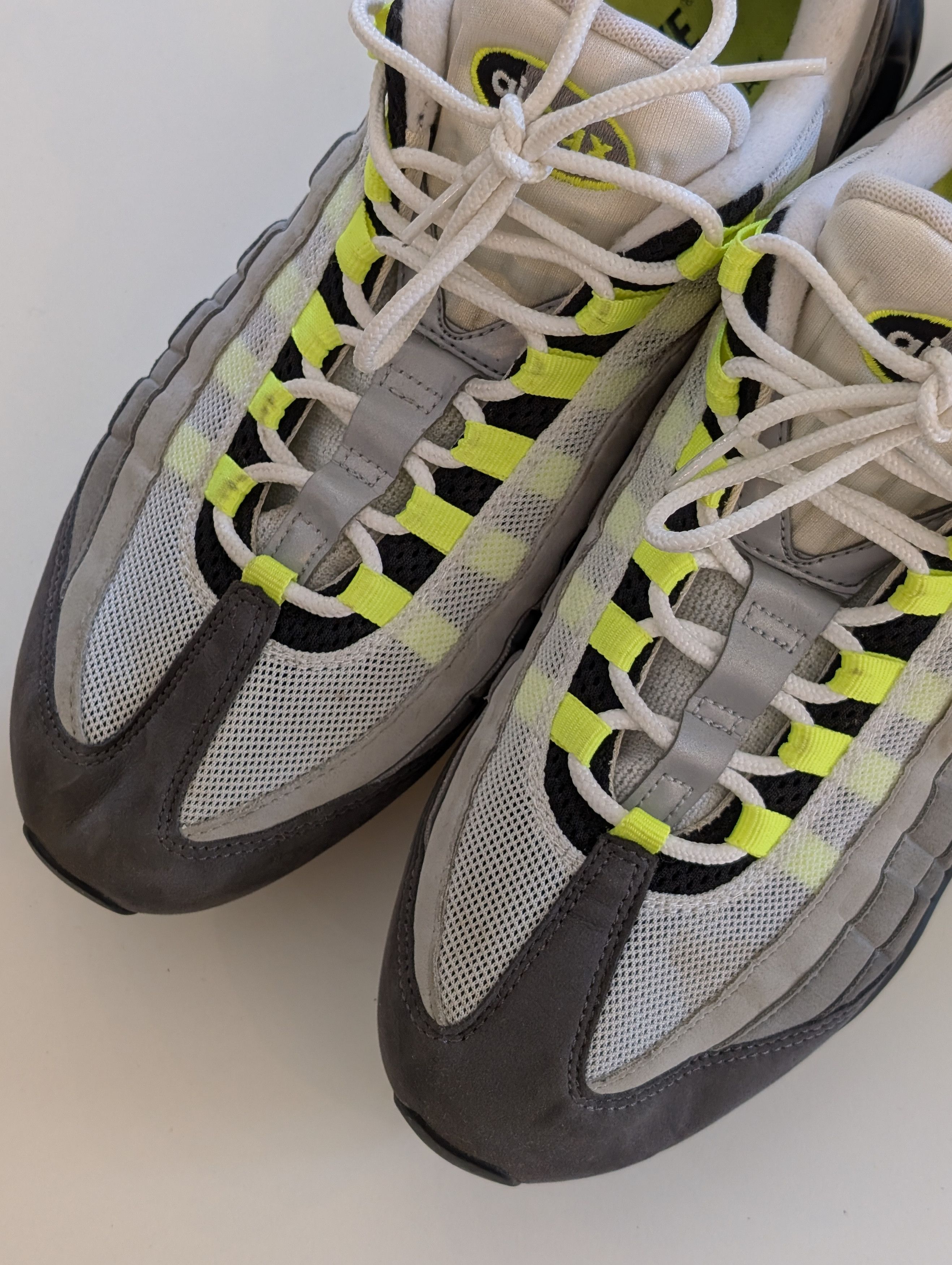 Nike Nike Air Max 95 OG 'Neon' 2015 Size US 12 / EU 45 - 2 Thumbnail