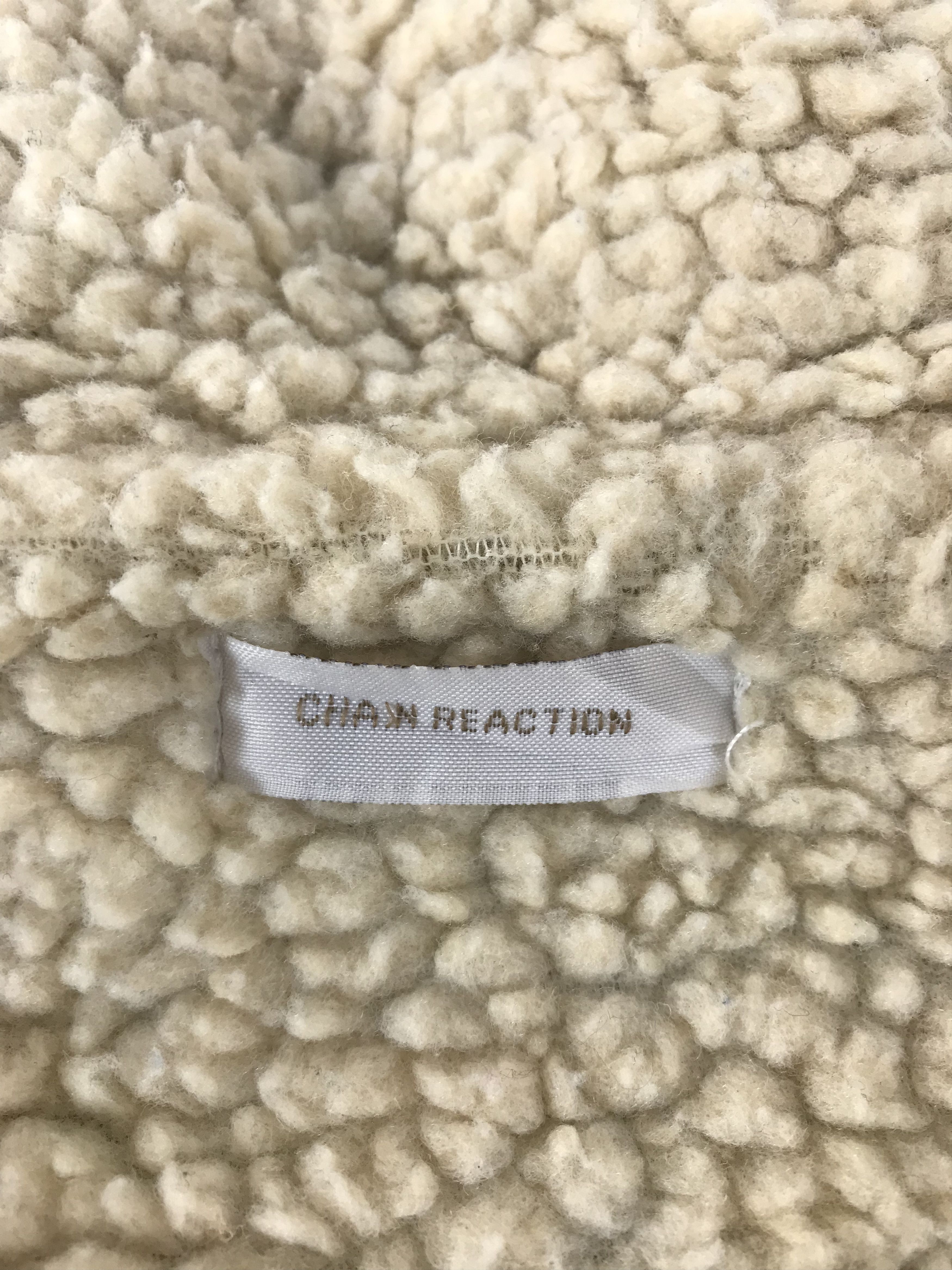 Japanese Brand Chain Reaction Sherpa Shearling Denim Padded Full Button Size US M / EU 48-50 / 2 - 7 Thumbnail