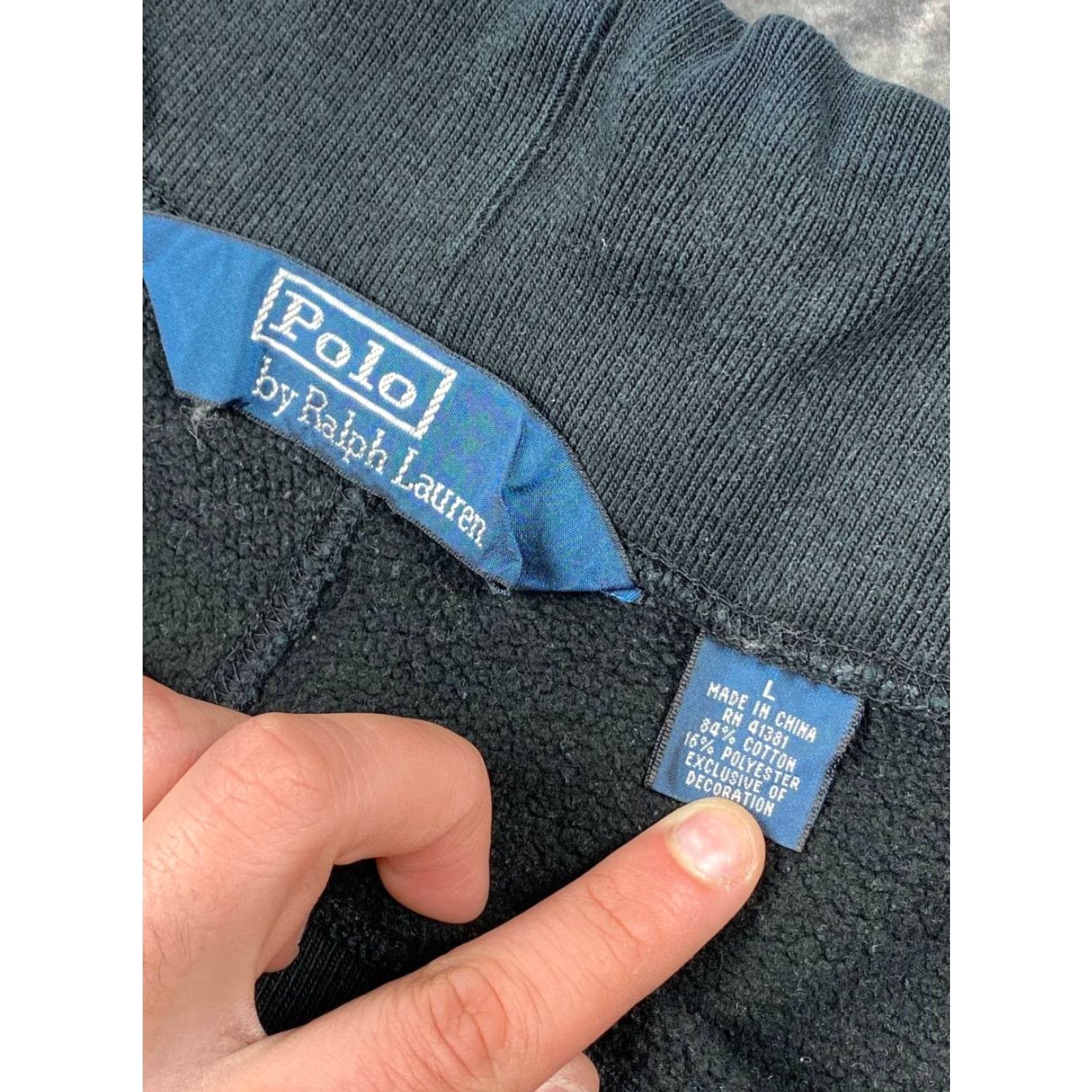 Polo Ralph Lauren VINTAGE Polo Ralph Lauren Baggy Sweatpants Joggers Men L Blue Pants Size US L / EU 52-54 / 3 - 7 Thumbnail