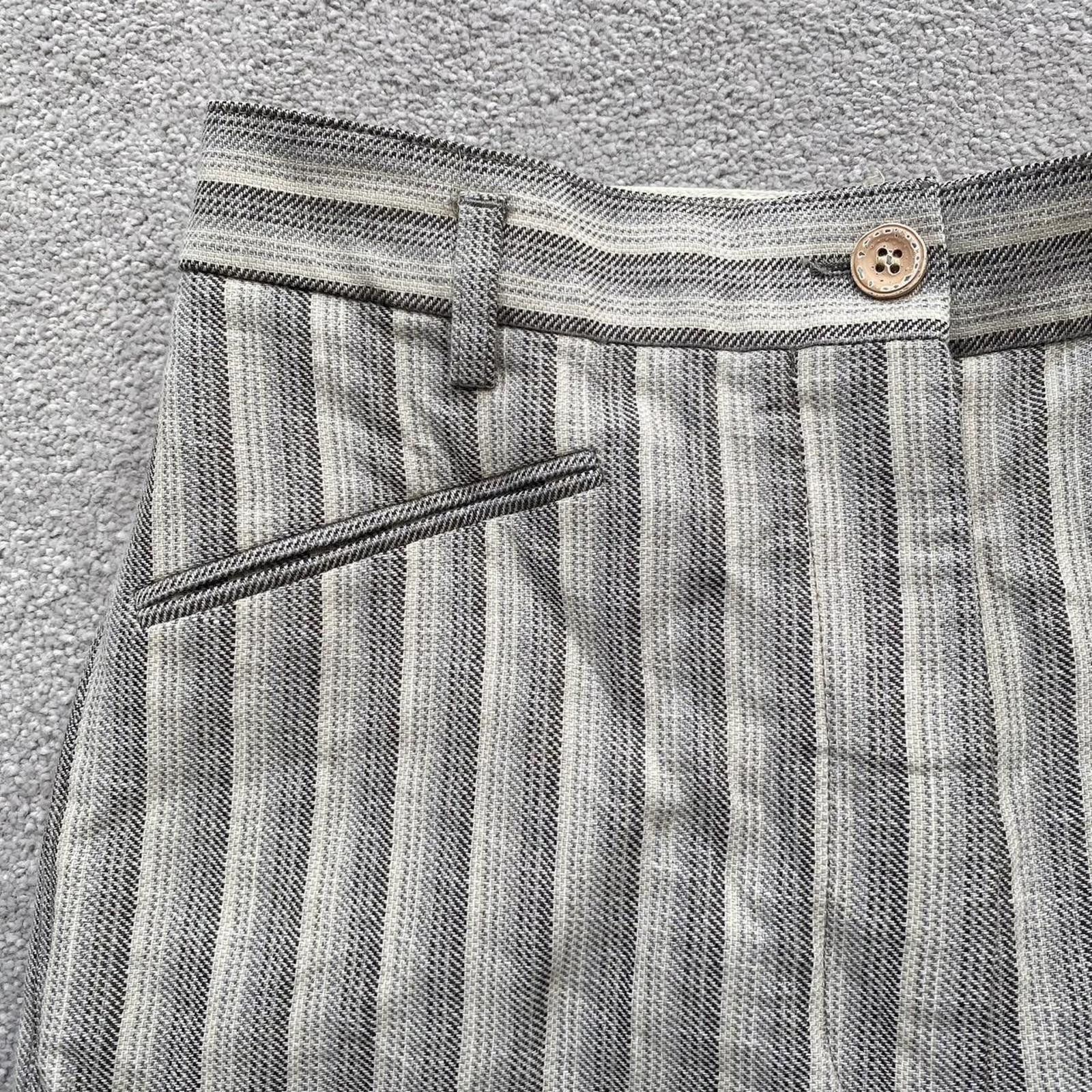 Acne Studios Acne Studios Womens Striped Wool Flared Trousers Size 25" / US 0 / IT 36 - 2 Thumbnail