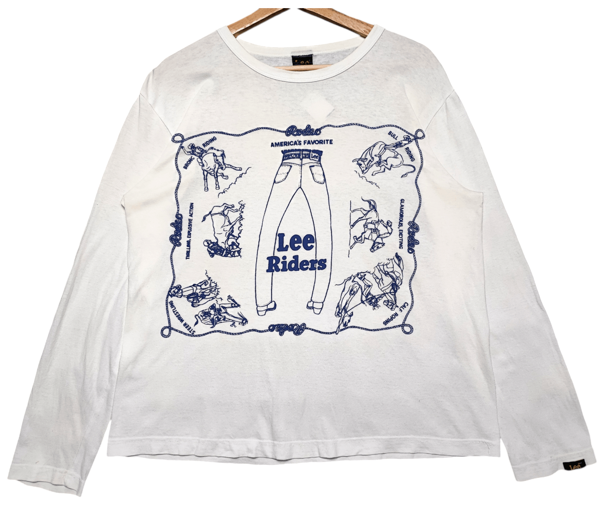 Lee Vintage Lee T Shirt Long sleeve Size US L / EU 52-54 / 3 - 1 Thumbnail