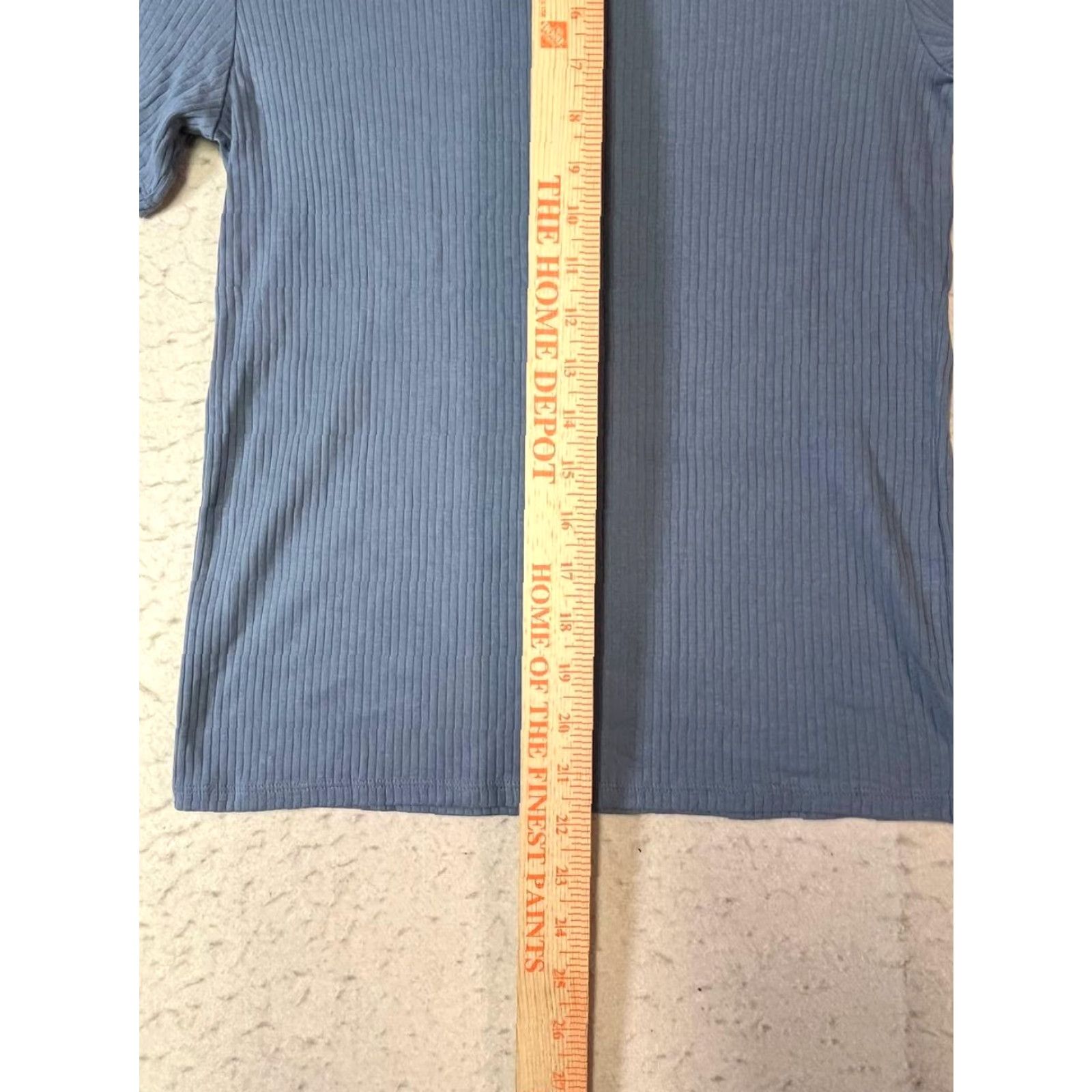 Lucky Brand Lucky Brand Women’s Shirt T-Shirts Solid Blue Short Sleeve Crew Neck Pullover Casual Size M Size M / US 6-8 / IT 42-44 - 4 Thumbnail