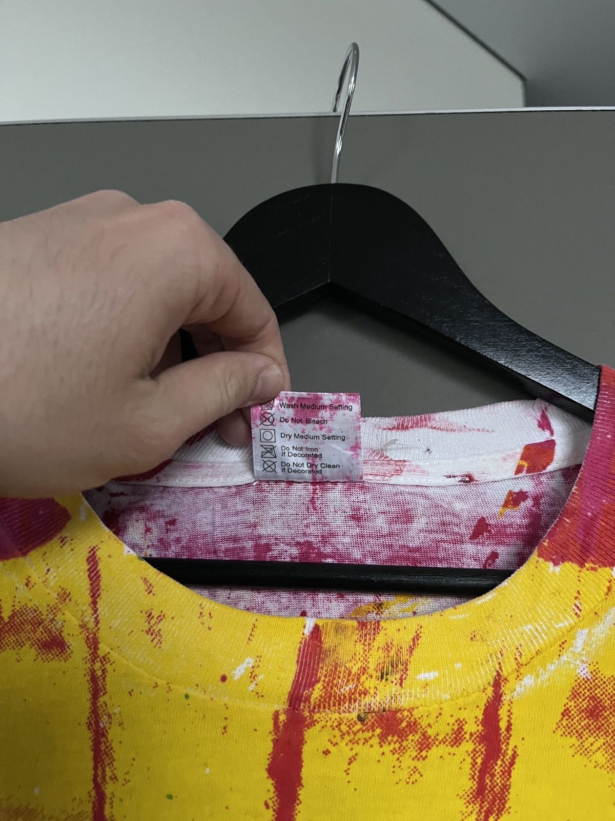 The Rolling Stones × Vintage The Rolling Stones Vintage Single Stitch Tie Dye T-shirt Size US L / EU 52-54 / 3 - 6 Thumbnail