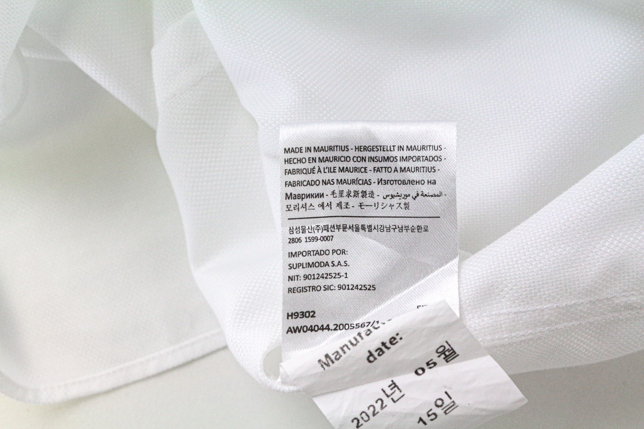 Suitsupply TRAVELLER 38/15 Slim Cotton White Long Sleeve Shirt 79481 Size US M / EU 48-50 / 2 - 7 Thumbnail