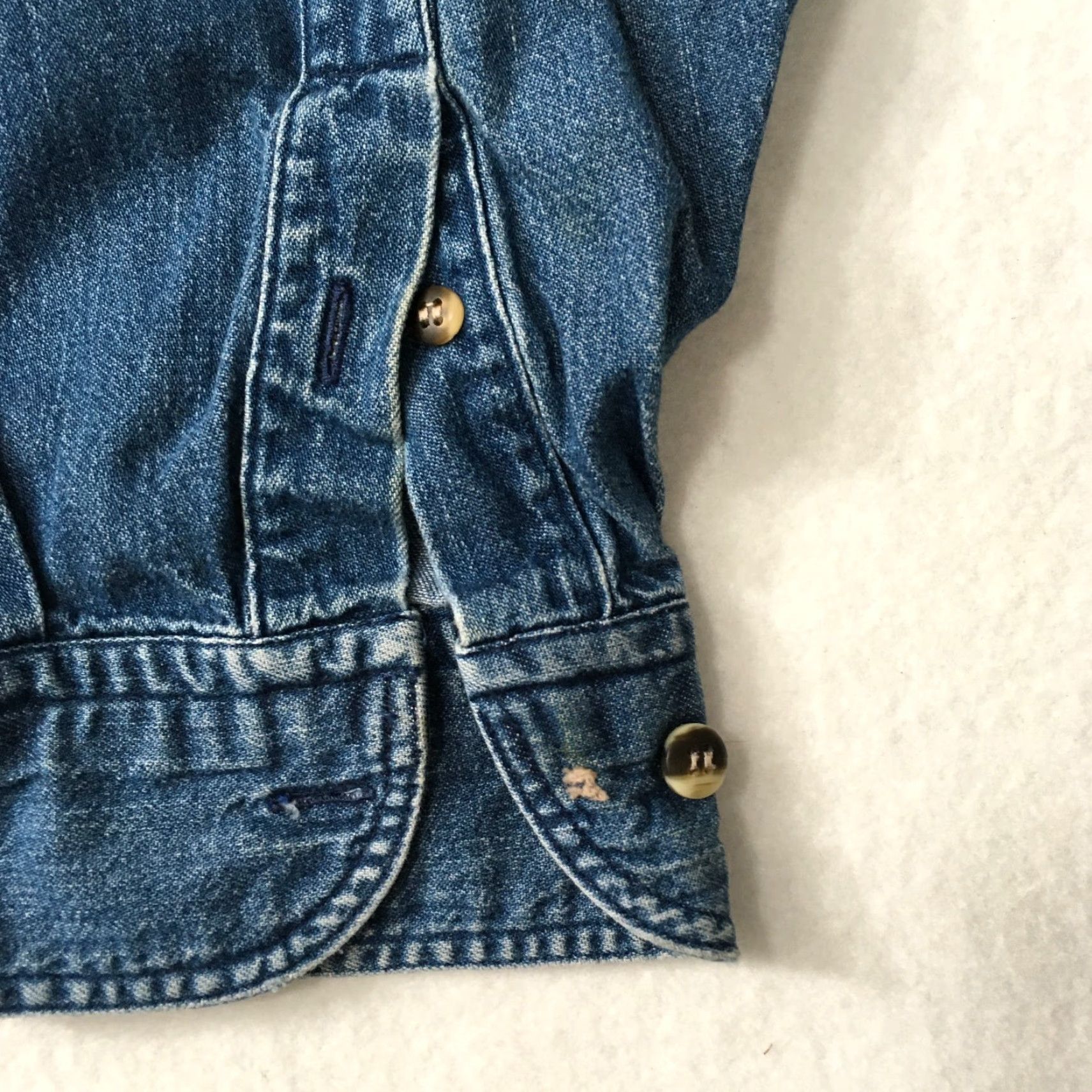 Hard Rock Cafe VINTAGE Hard Rock Cafe Shirt Denim Blue XL Mens Button-Up Size US XL / EU 56 / 4 - 6 Thumbnail