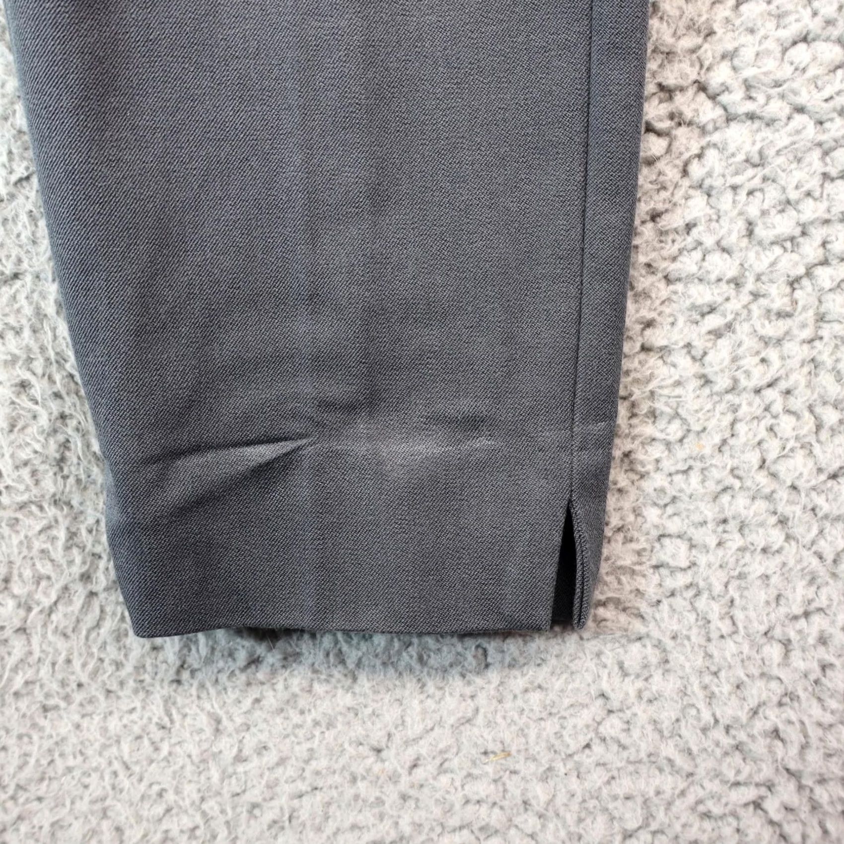 Banana Republic Banana Republic Sloan Dress Pants Gray Mid Rise Womens 8 Pants Skinny Plaid Cotton Blend Machine Washable Size 30" / US 8 / IT 44 - 2 Thumbnail