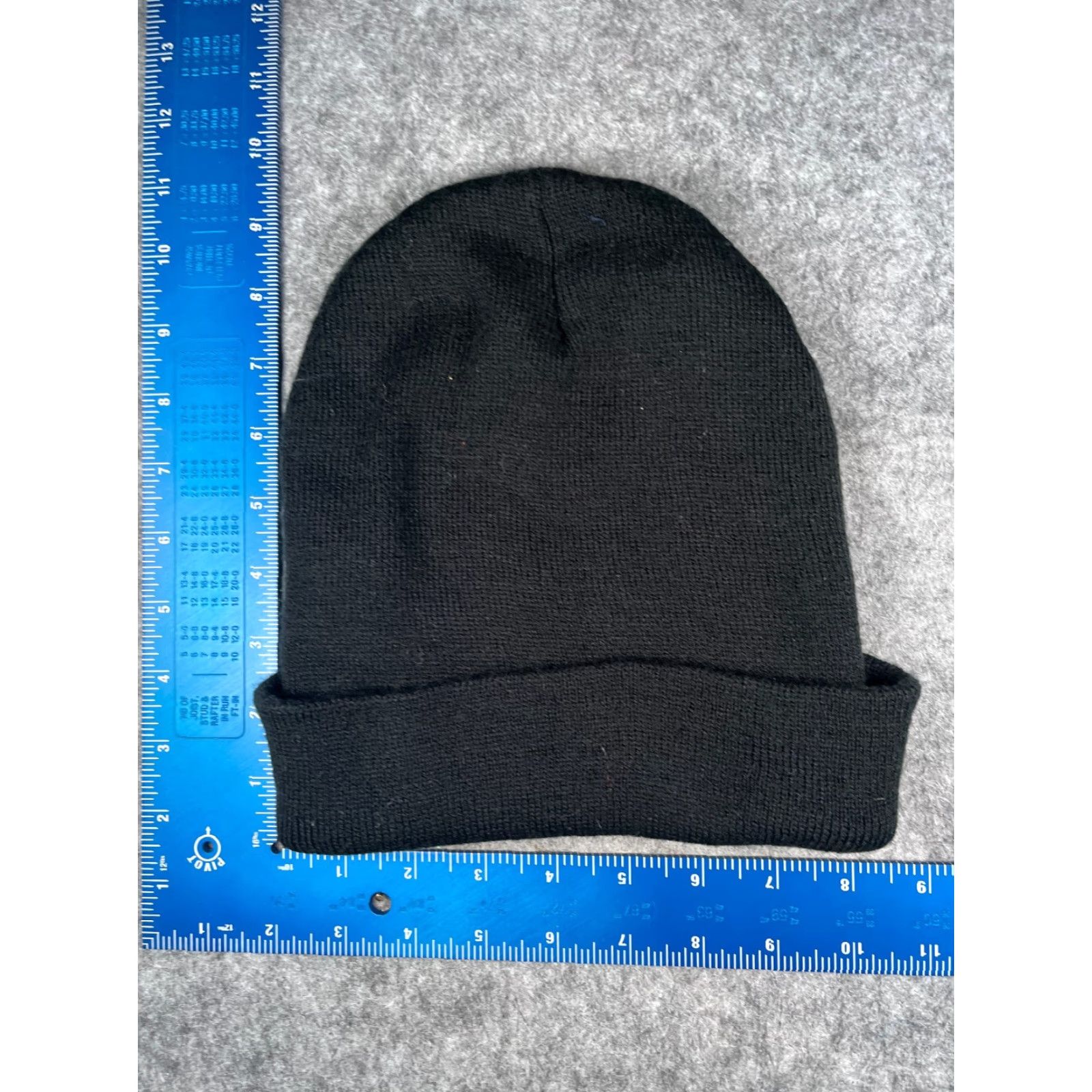 Vintage Unbranded Beanie Toque Adult One Size Black Knit Acrylic Ski Christmas Flagstaff AZ Size ONE SIZE - 4 Thumbnail