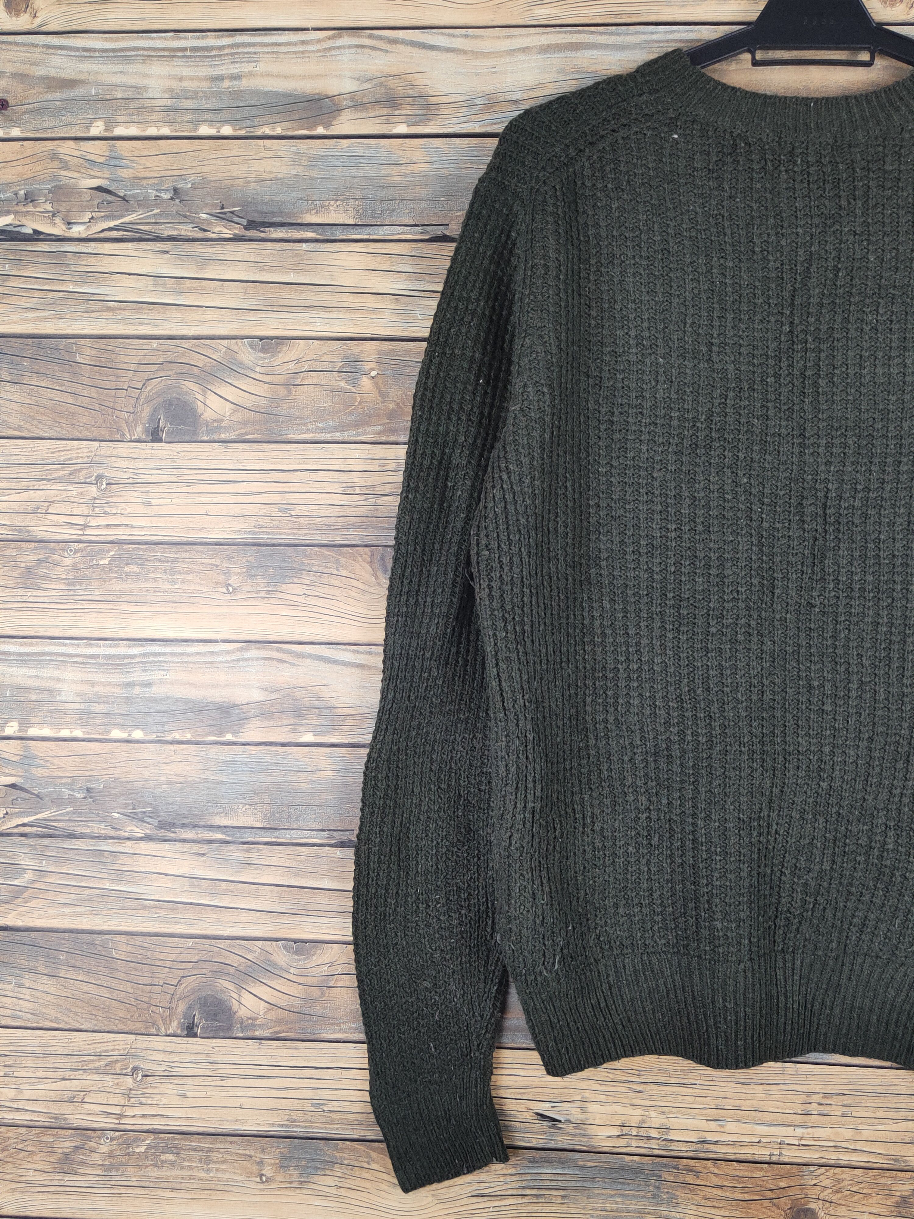 Homespun Knitwear × Japanese Brand × Vintage Uniqlo Dark Green Knitwear Sweatshirts #W1085 Size US M / EU 48-50 / 2 - 8 Thumbnail