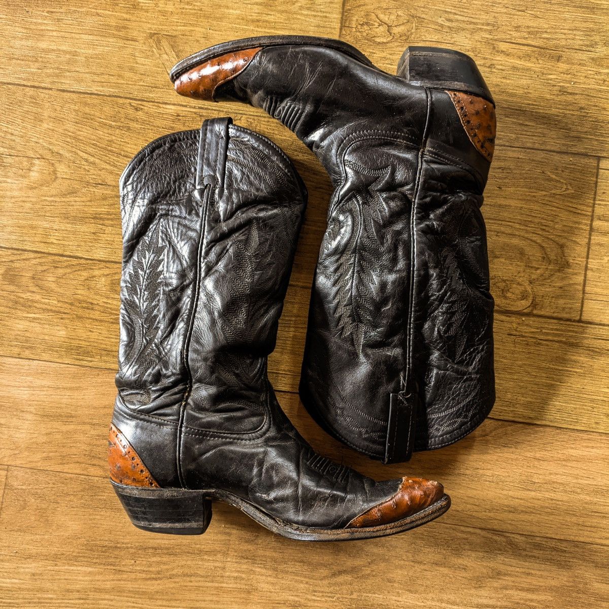 Cowboy Equipment × Dan Post × Vintage Vintage Mexican Cowboy Boots Size US 7.5 / EU 40-41 - 1 Thumbnail