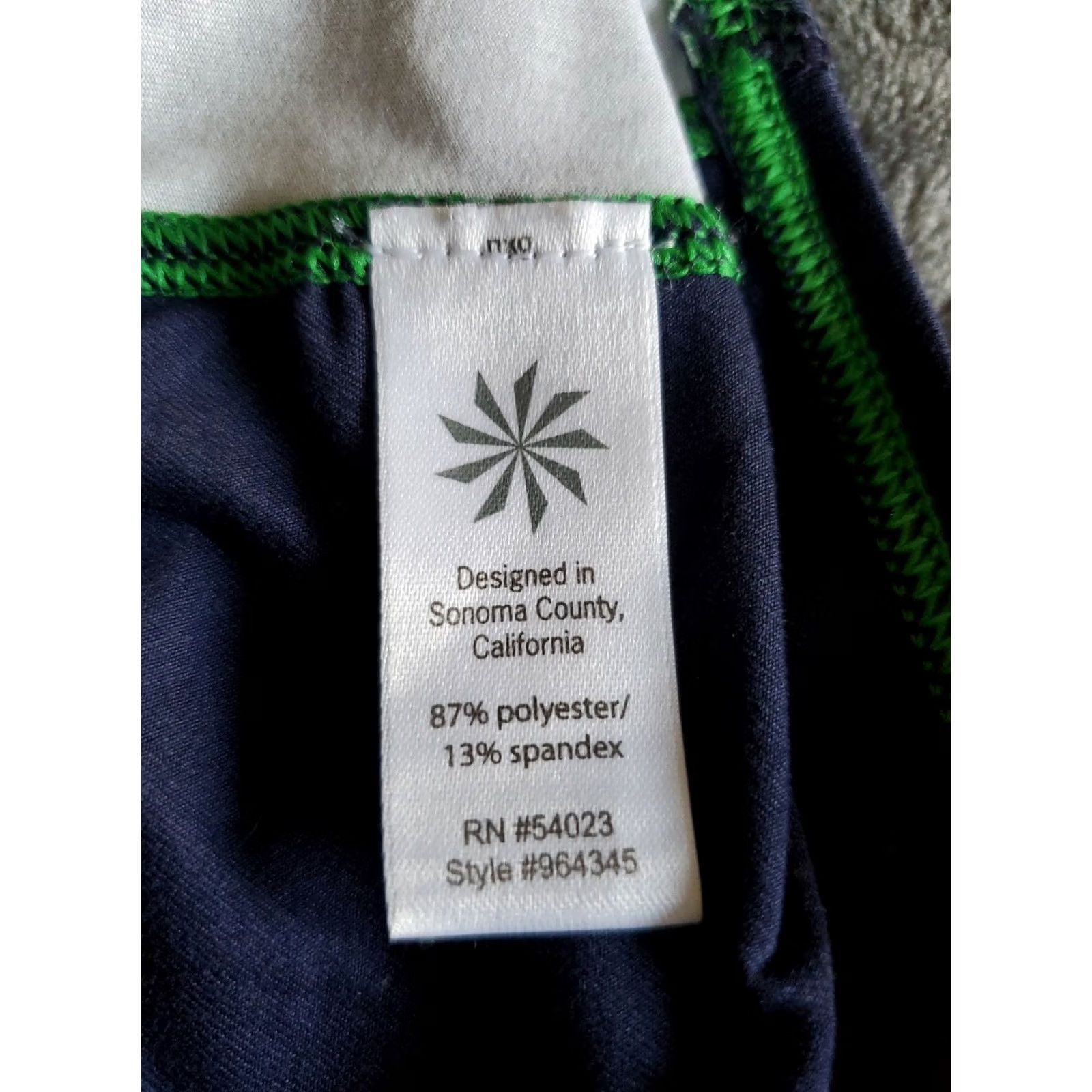 Athleta Athleta Tank Top Women’s S Multicolor Striped Front Solid Back Curved Hem Sleeveless Scoop Neck Pullover Casual Yoga Logo Relaxed Regular Fit Size S / US 4 / IT 40 - 8 Thumbnail