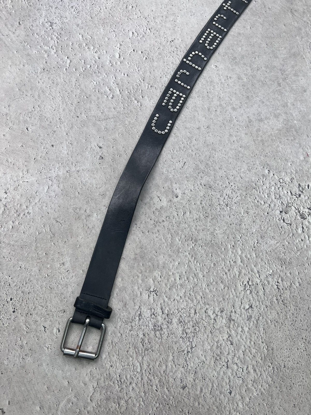 Carhartt × Vintage VINTAGE Y2K METAL LOGO CARHARTT LEATHER BELT Size 34 - 8 Thumbnail