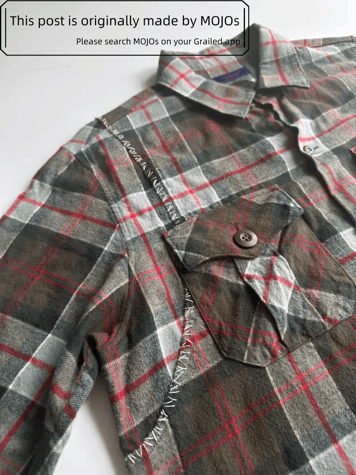 Sz 4 Undercover 03SS SCAB Heavy Distressed Stitch Shirt