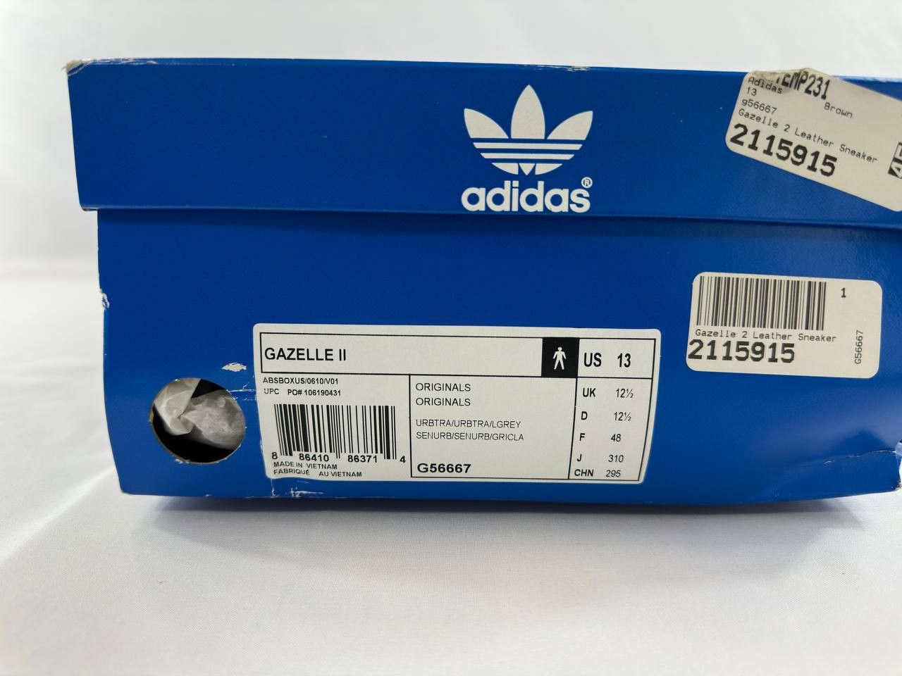 Adidas Adidas Gazelle 2 Brown 2012 Leather Shoes Size US 13 / EU 46 - 10 Thumbnail