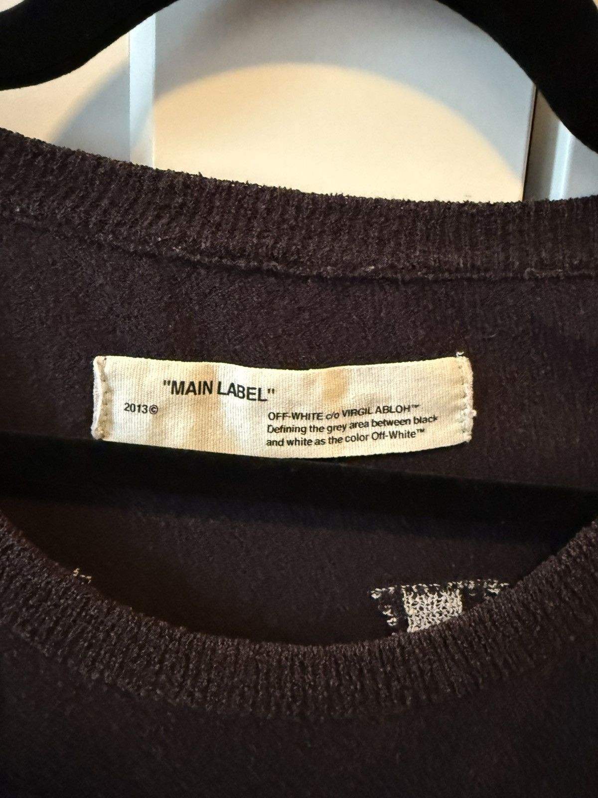 Off-White Rare Off-white mirror XL knit poly shirt Size US XL / EU 56 / 4 - 3 Thumbnail