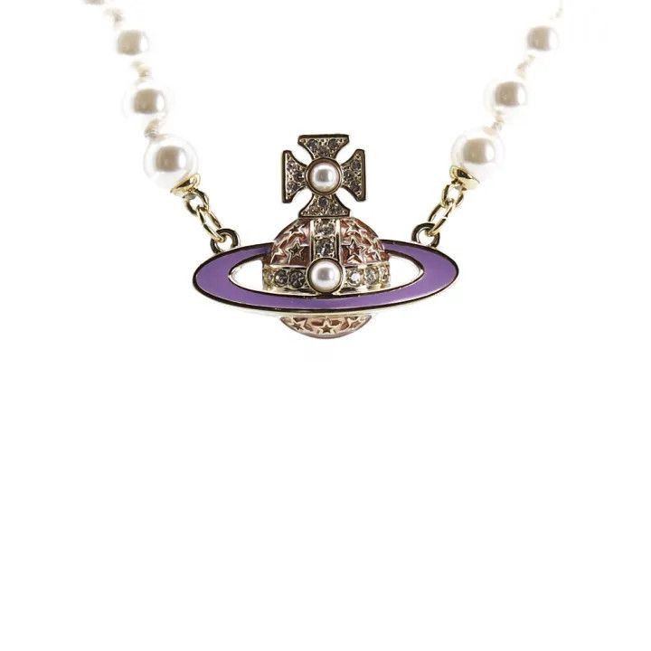 Vivienne Westwood Vivienne Westwood Pearl Roxanne Necklace for Women Size ONE SIZE - 2 Thumbnail
