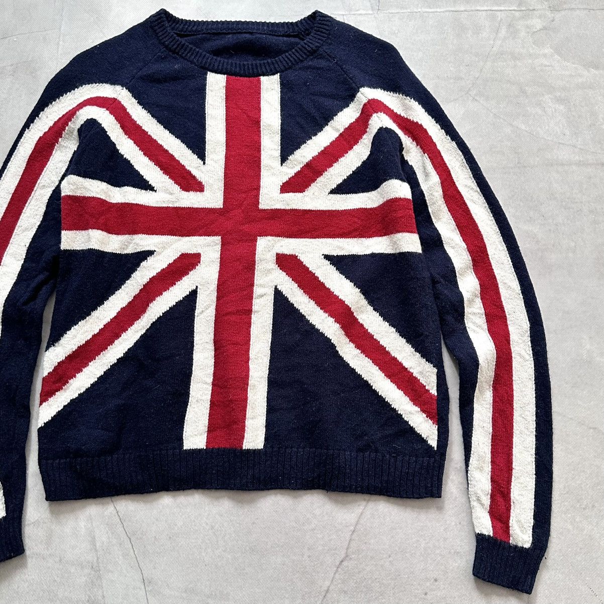 Hysteric Glamour × Undercover 00s England British Flag Knit Sweater PPFM Burberry Vibe Size US S / EU 44-46 / 1 - 2 Thumbnail