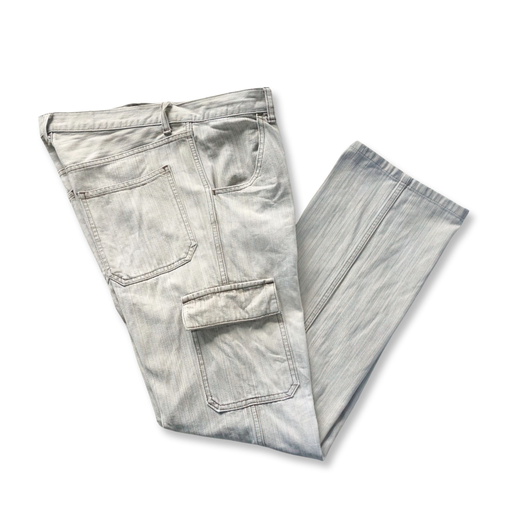 RADMESS Hickory Striped Denim Cargo
