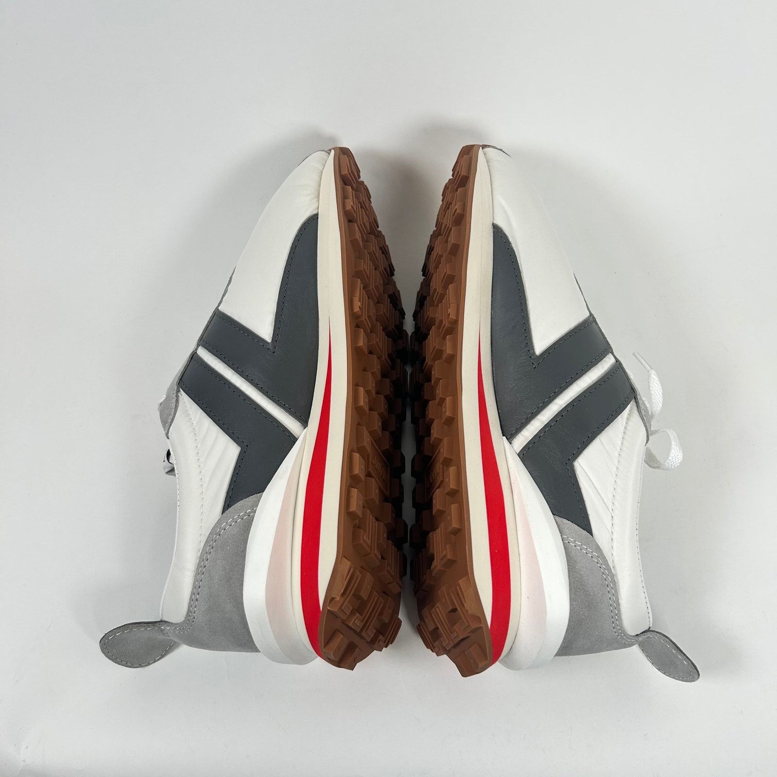 Lanvin Lanvin White/Red Nylon BumpR Sneaker Size 45 Size US 12 / EU 45 - 5 Thumbnail