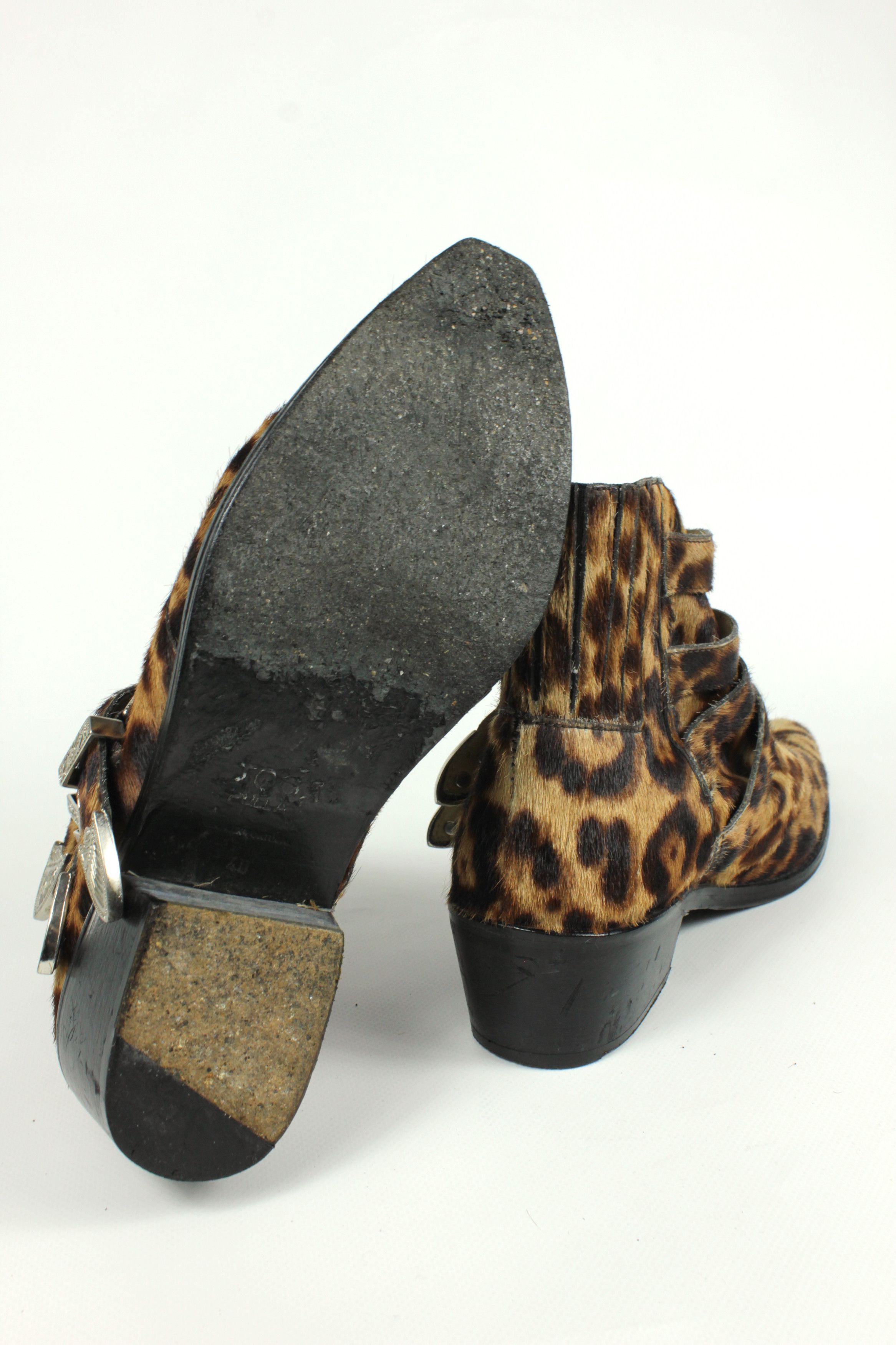 Toga Pulla Toga Pulla Leopard Buckle Western Shoes Size 40 Size US 10 / IT 40 - 6 Thumbnail